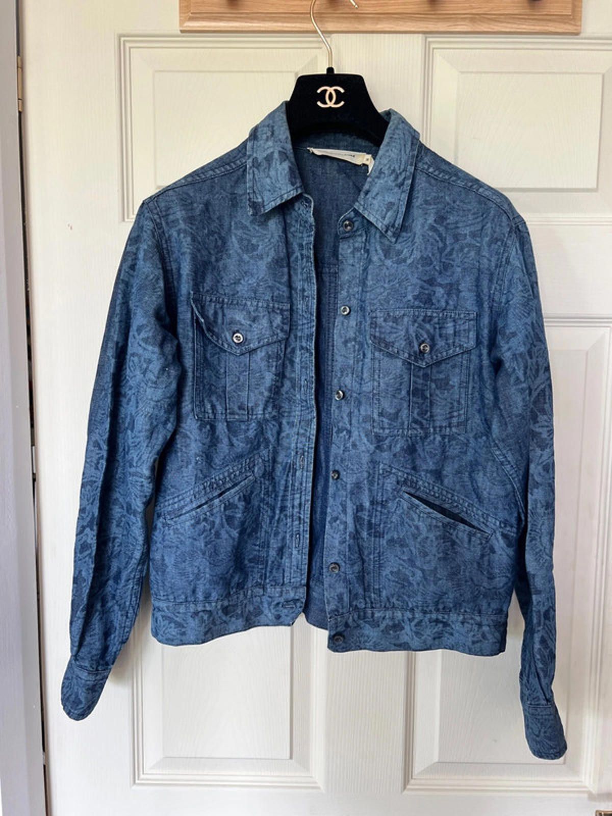 Isabel Marant Isabel Marant blue printed denim jacket uk 10 Size M / US 6-8 / IT 42-44 - 1 Thumbnail