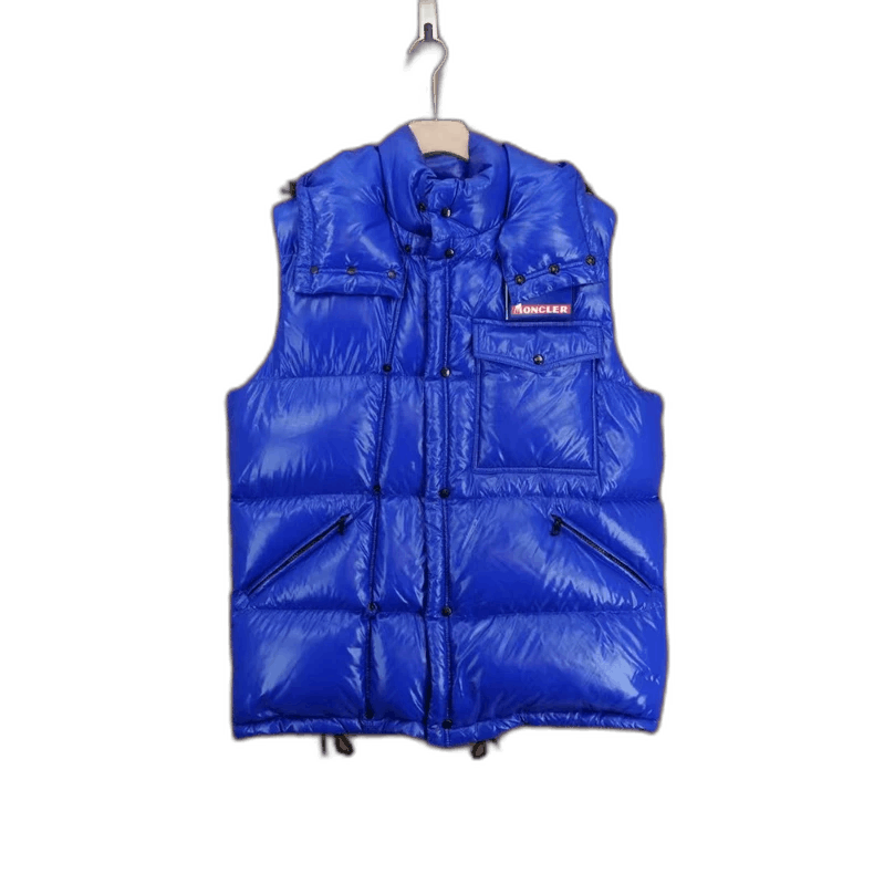 Moncler Genius Moncler X FRGMT Blue Down Vest Jacket Size XS / US 0-2 / IT 36-38 - 1 Thumbnail