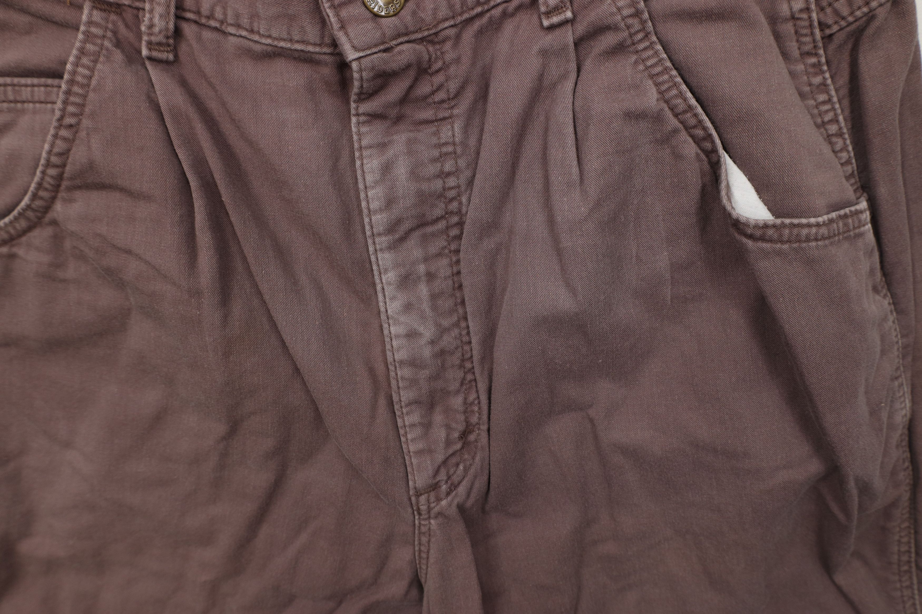 Lee Vintage 90s Lee Pleated Tapered Leg Chino Pants Purple USA Size 38" / US 16 / IT 52 - 6 Thumbnail