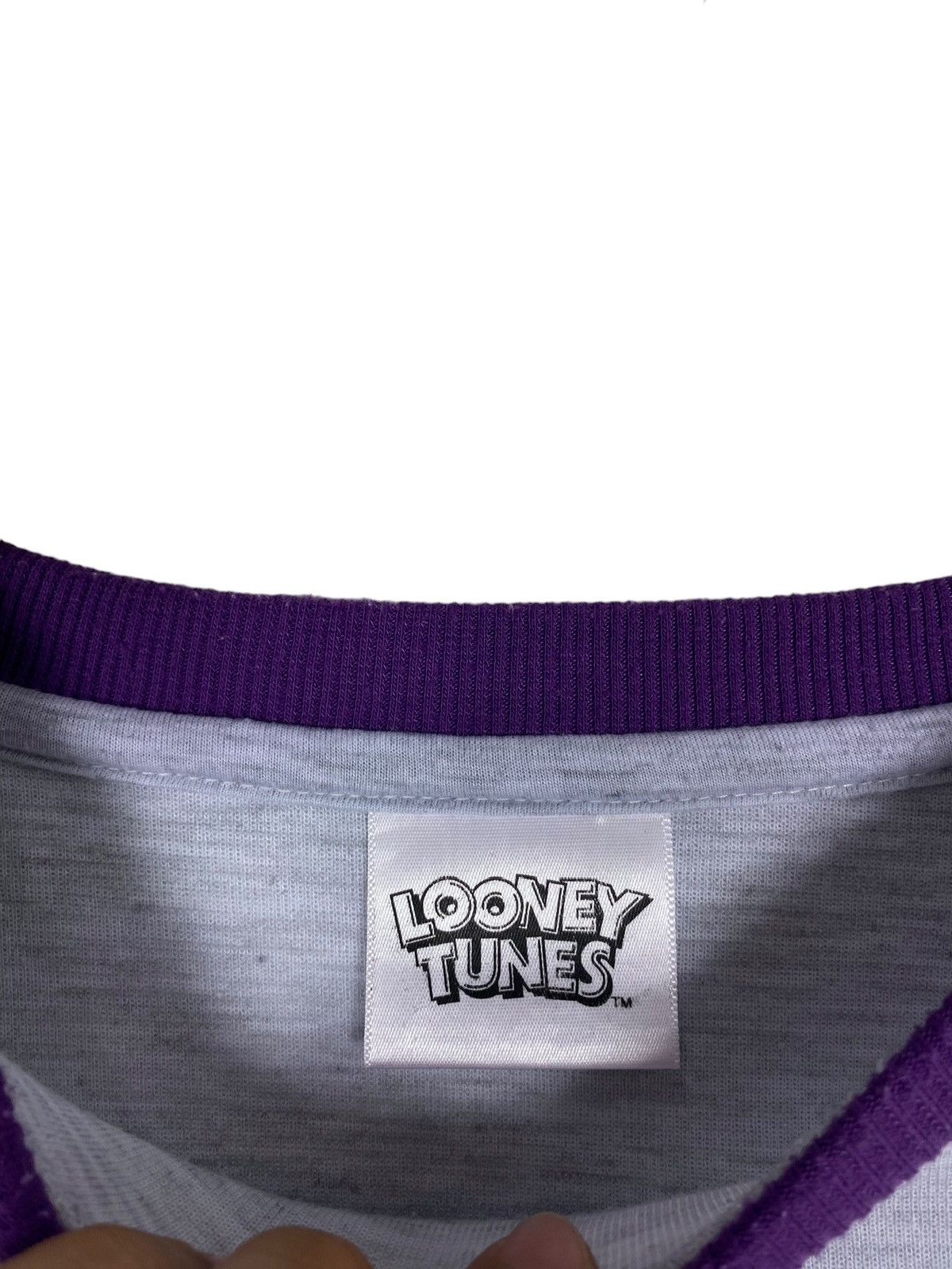 Warner Bros Rare‼️ Looney Tunes Colour Block Sweatshirt Size US S / EU 44-46 / 1 - 5 Thumbnail