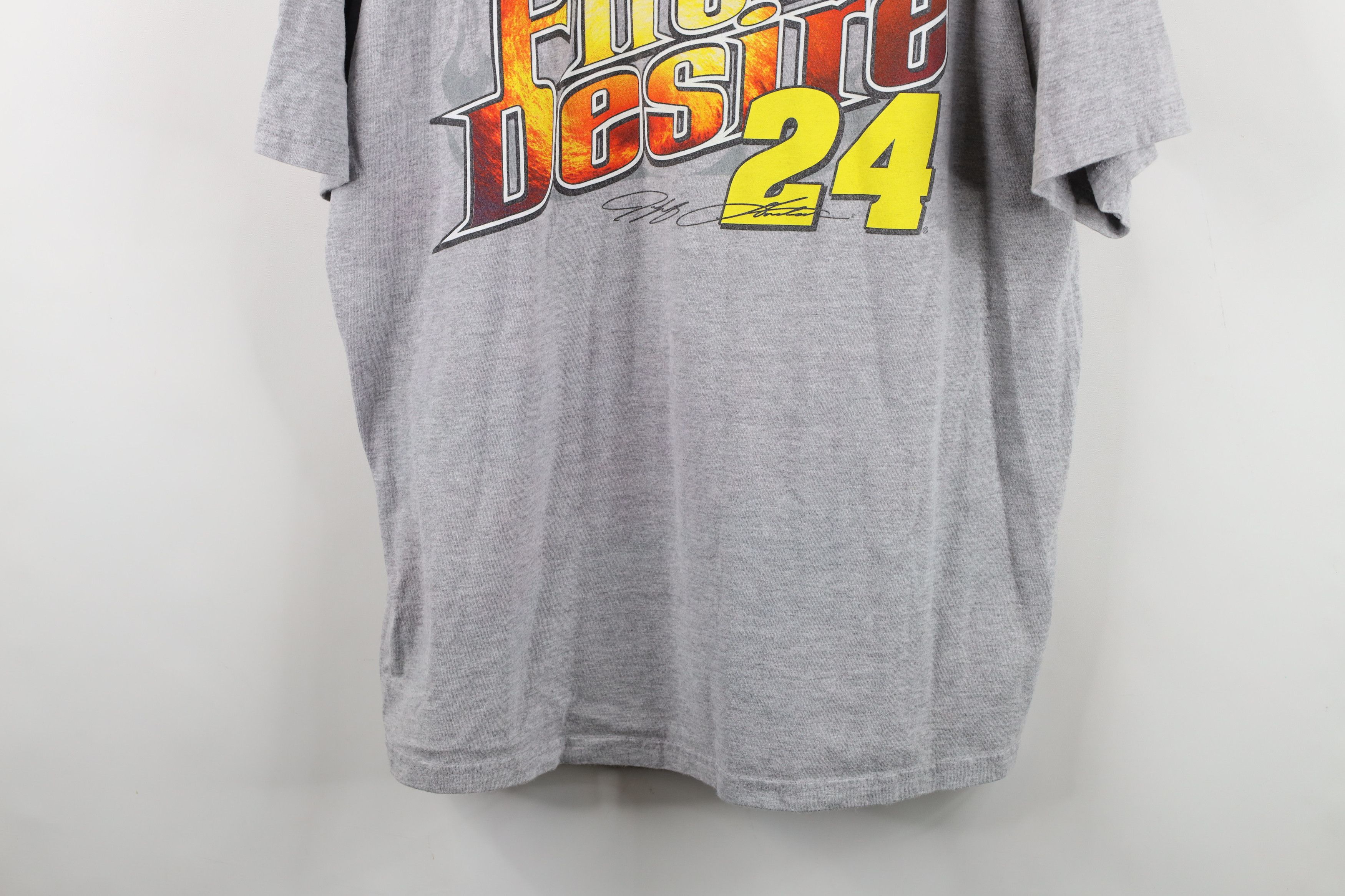 Vintage Vintage Y2K 2003 Nascar Fire Flames Jeff Gordon T-Shirt Size US XL / EU 56 / 4 - 3 Thumbnail