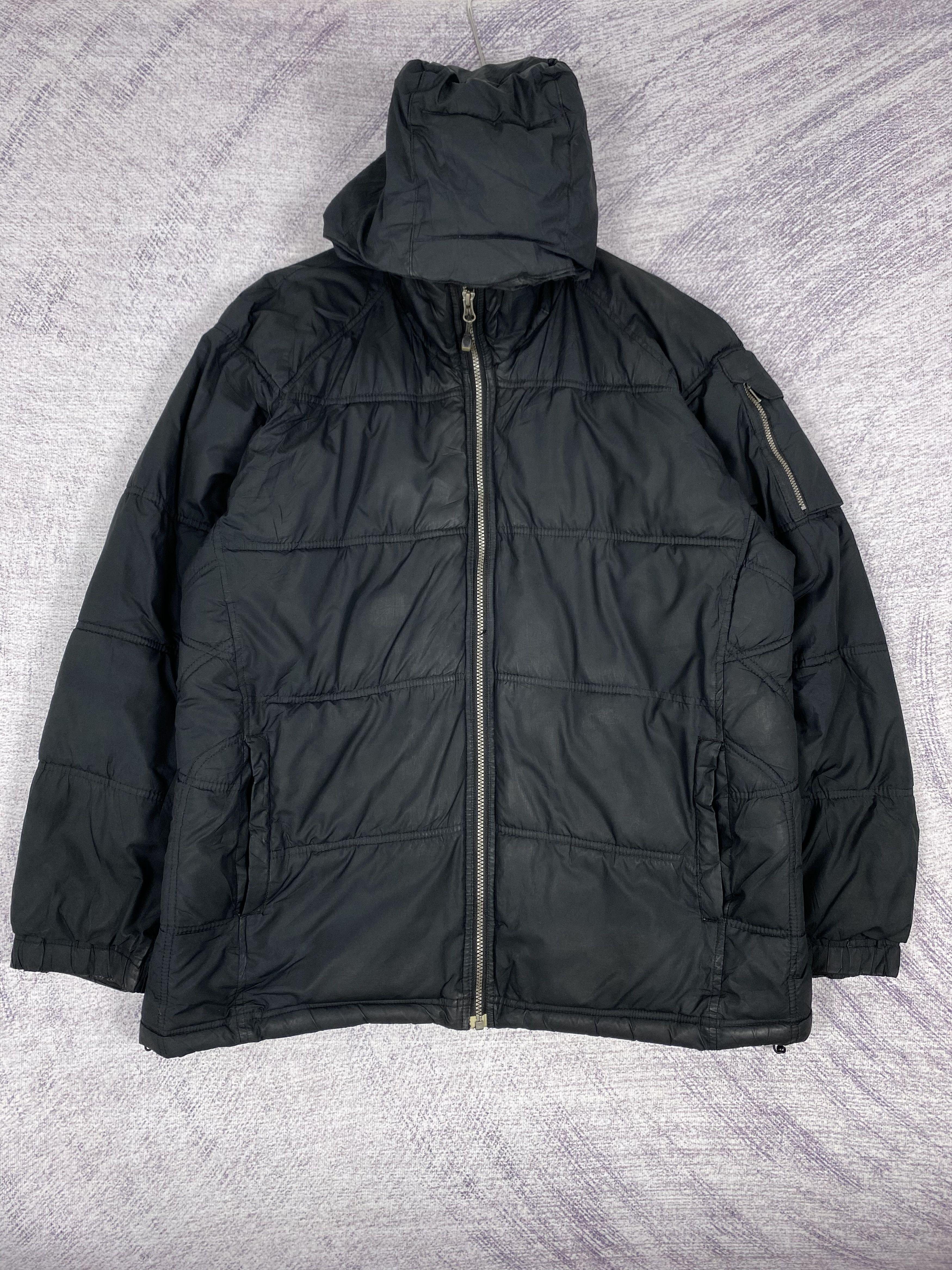 Japanese Brand Vintage Villand Hoodie Zip Up Puffer Down Jacket Size US L / EU 52-54 / 3 - 1 Thumbnail