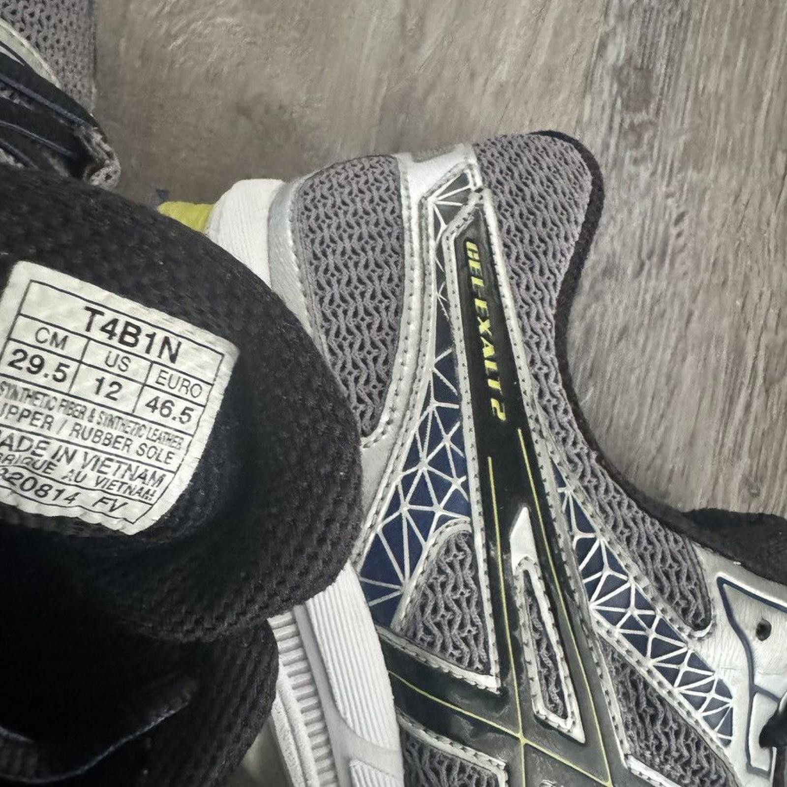 Asics ASICS • GEL-Exalt 2 "Silver/Navy" (12M) Size US 12 / EU 45 - 5 Thumbnail