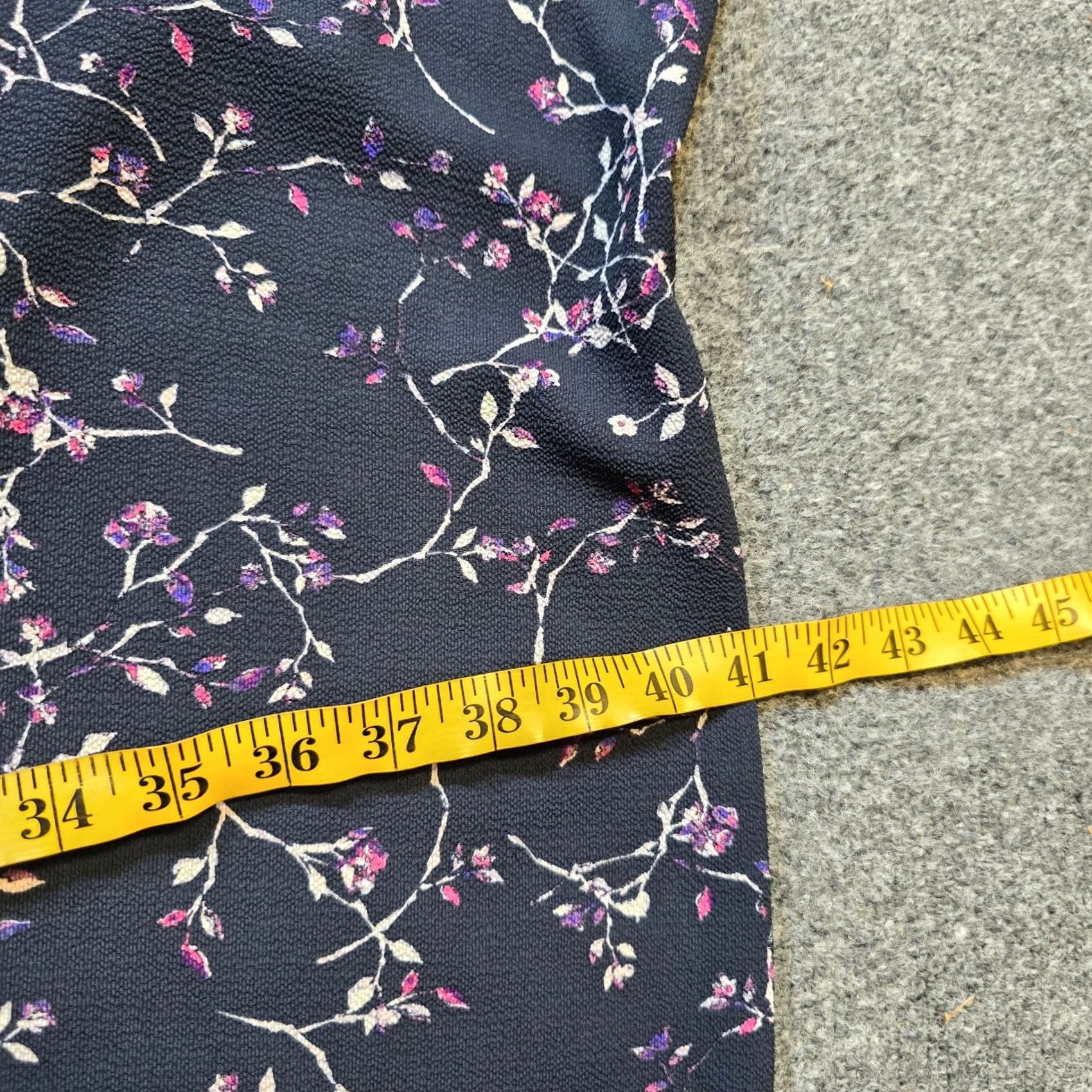 J. Jill J Jill Cardigan Womens One Size Black Floral Kimono Poncho Open Casual Career Shirt Size ONE SIZE - 4 Thumbnail