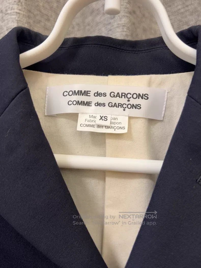 Comme des Garcons Comme Des Garcons Irregular eggshell wool coat Size XS / US 0-2 / IT 36-38 - 8 Thumbnail