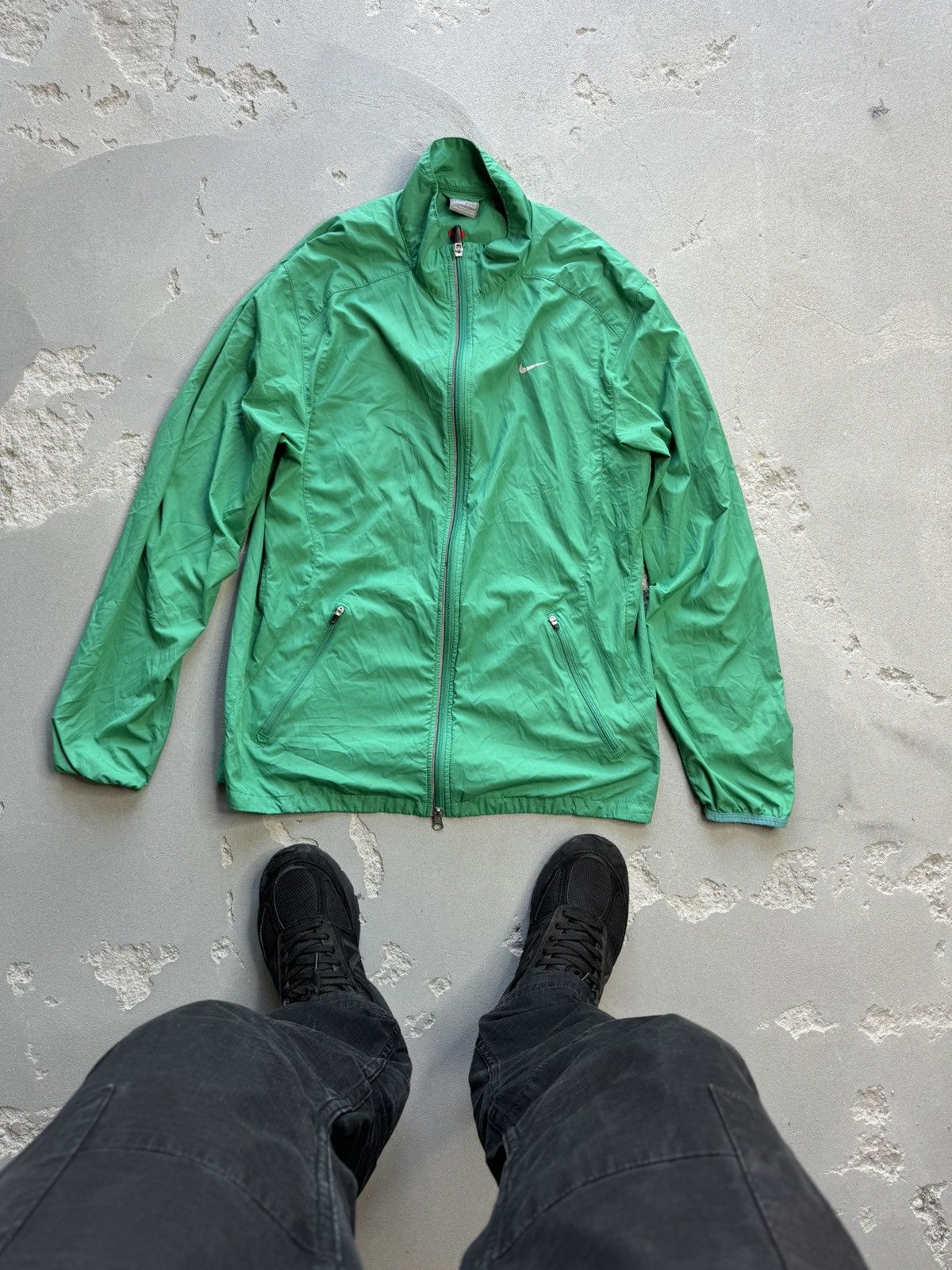 Nike × Vintage Vintage Nike Swoosh Nylon Olympic Jacket Y2K M Size US M / EU 48-50 / 2 - 1 Thumbnail