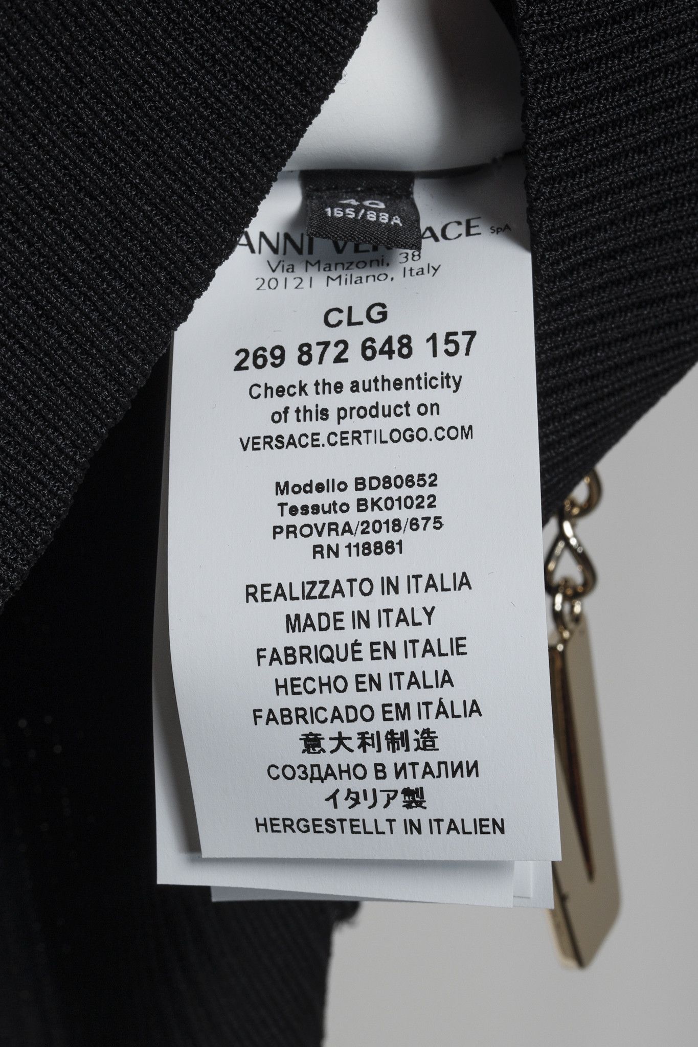 Versus Versace Versus Versace Black Knit Sweater Size M / US 6-8 / IT 42-44 - 9 Thumbnail