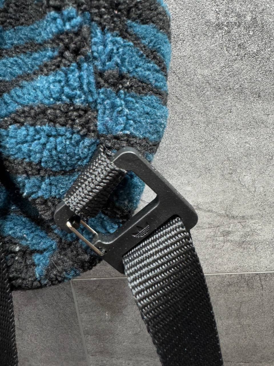 Adidas Adidas MINI BACKPACK teddy fur fleece Zebra Women’s Size ONE SIZE - 6 Thumbnail