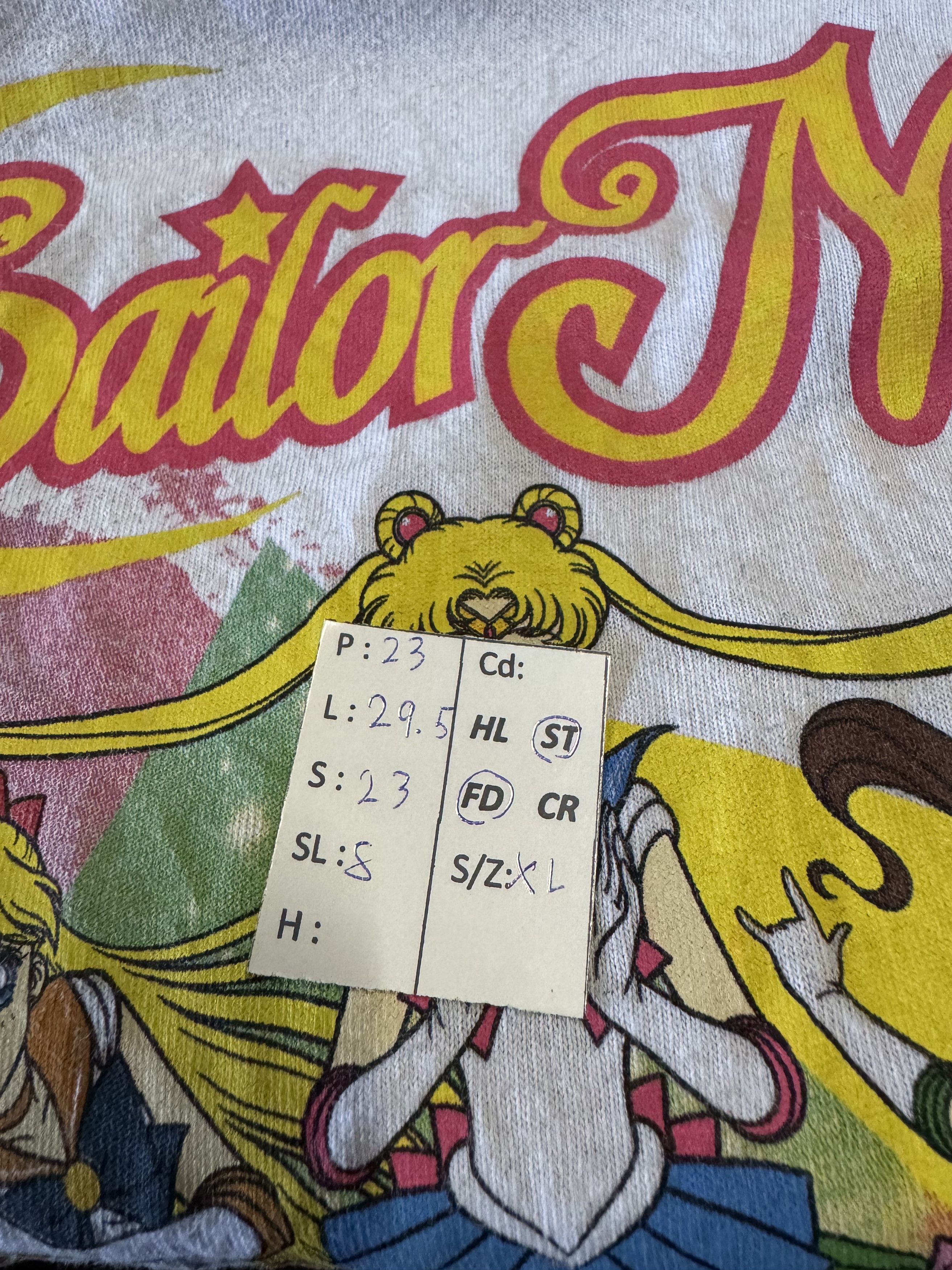 Anime VINTAGE SAILOR MOON ANIME MANGA TEE INUYASHA Size US XL / EU 56 / 4 - 17 Thumbnail