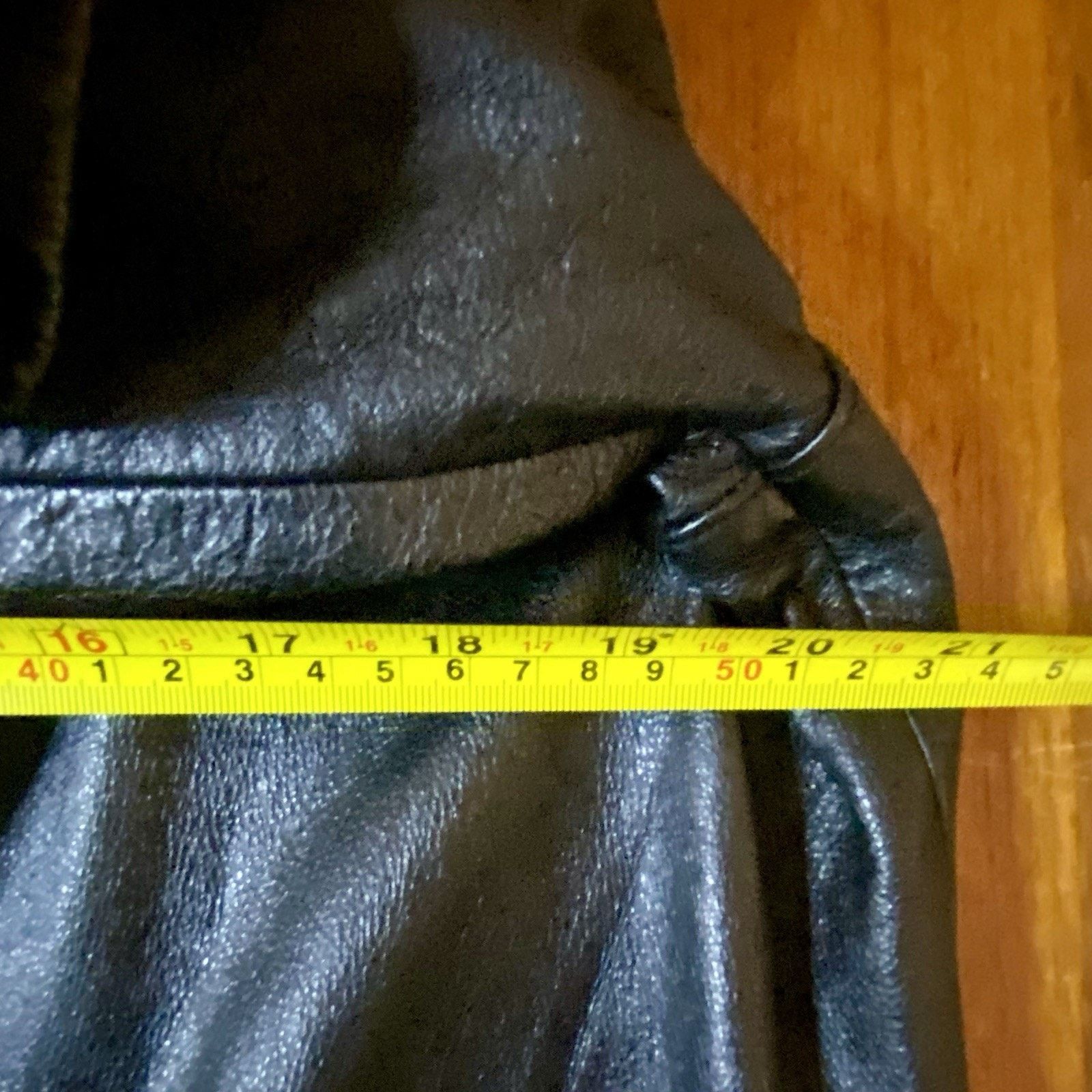 & Other Stories Vintage Women’s M Leather Trench Coat Jacket Long Black Size M / US 6-8 / IT 42-44 - 6 Thumbnail