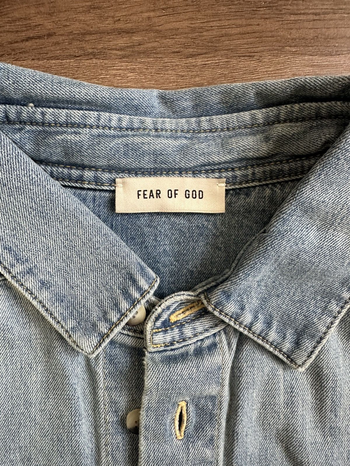 Fear of God Fear of God Eternal Denim Shirt Size US M / EU 48-50 / 2 - 3 Thumbnail