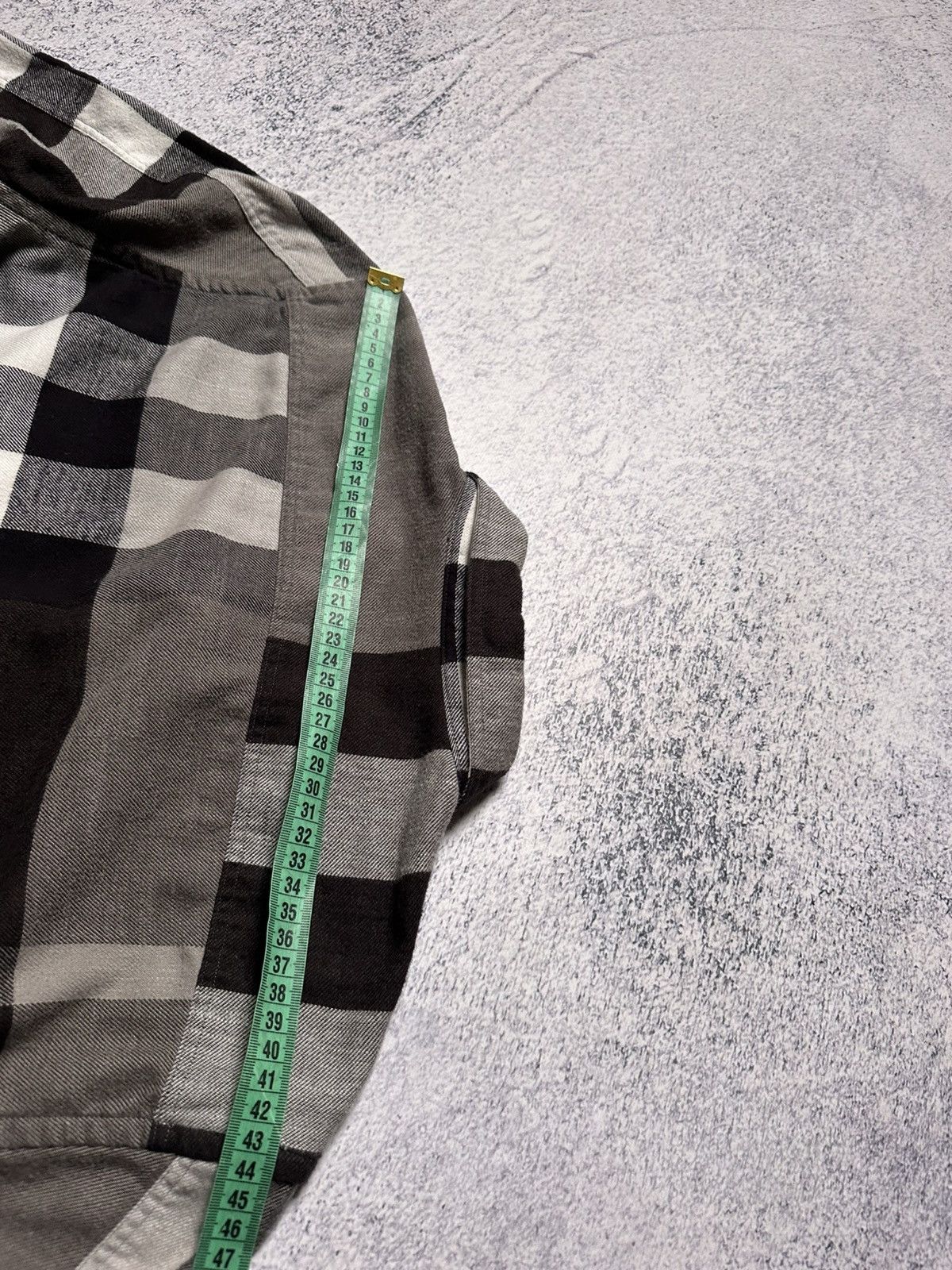 Burberry Burberry Brit Gray Shirt Nova Check Long Sleeve Tartan Shirt Size US S / EU 44-46 / 1 - 20 Thumbnail