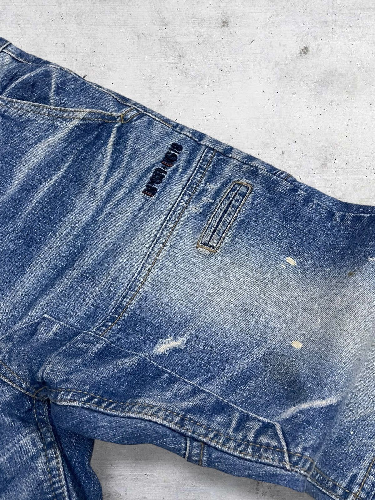 Japanese Brand VINTAGE JAPAN DESIGNER CRAFTED PREMIUM SPLASH OG DENIM Size US 32 / EU 48 - 8 Thumbnail