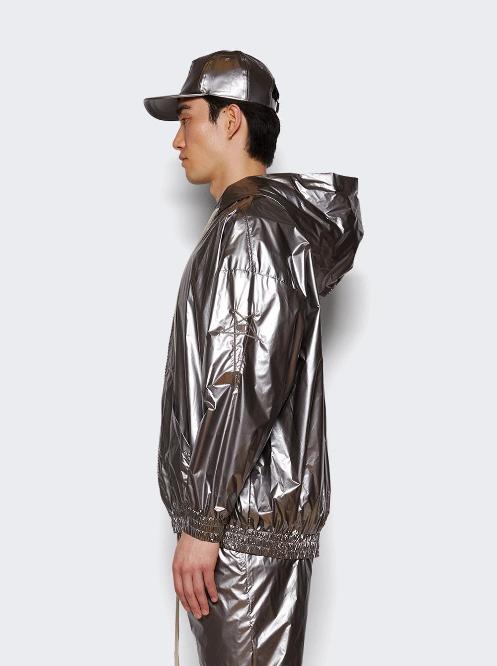 Champion × Rick Owens o1mle0226 Jason's Zip Hoodie in Silver Size US XXL / EU 58 / 5 - 4 Thumbnail