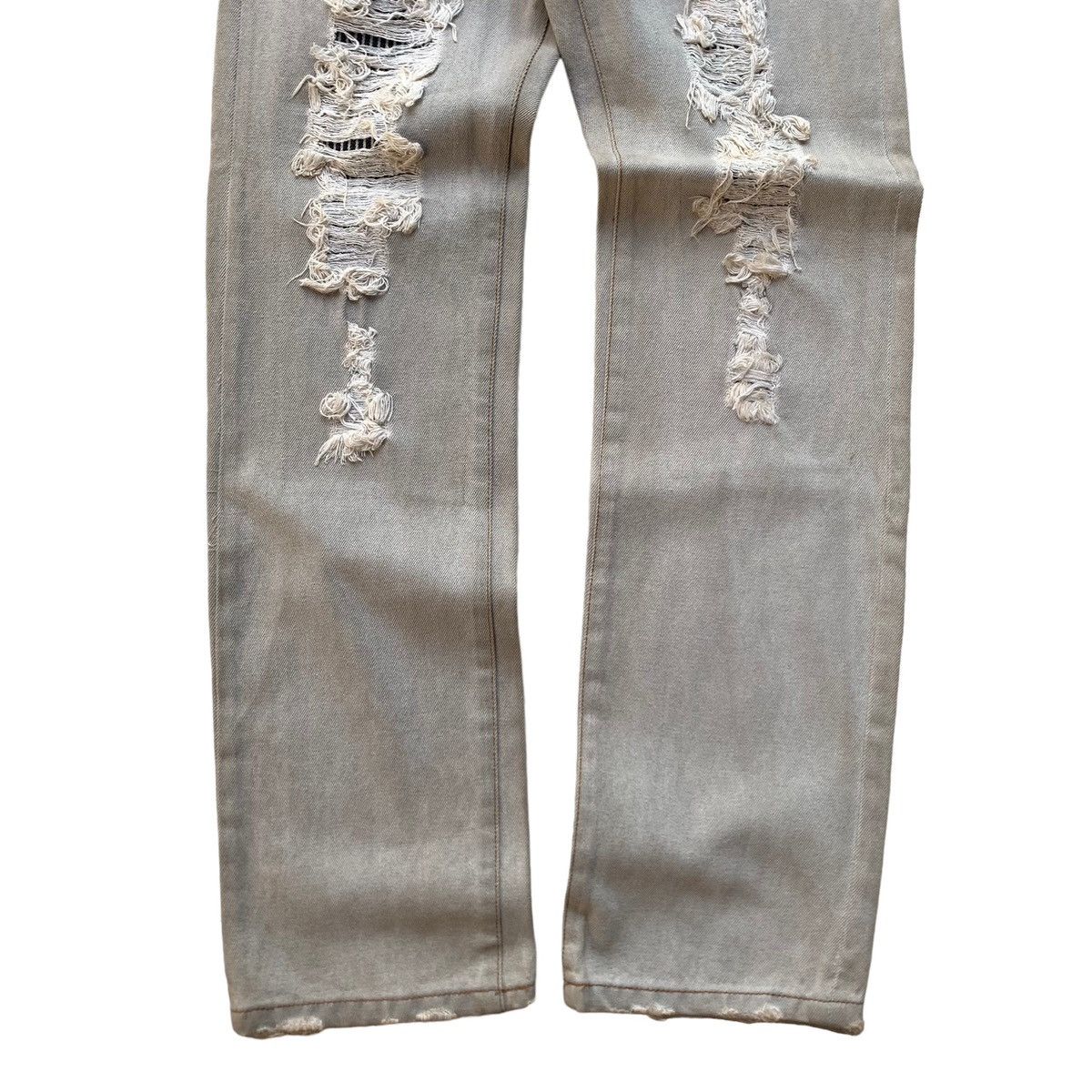Japanese Brand Rare Japanese Brand In The Attic Leather Patch Mudwash Jeans Size US 30 / EU 46 - 5 Thumbnail