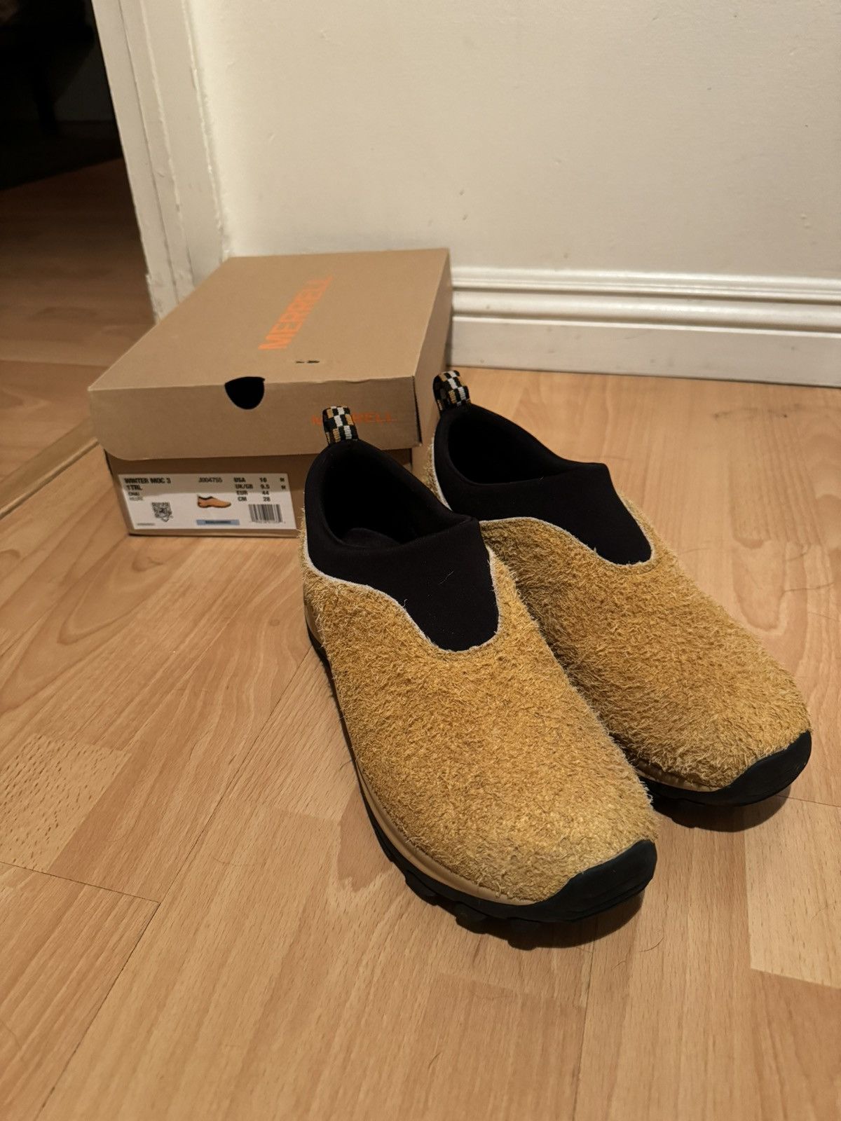image of Merrell 1Trl Winter Moc 3 Shoes in Yellow, Men's (Size 10)
