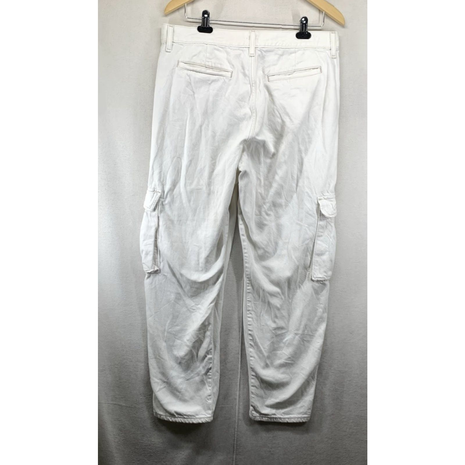 Levi's Levi's Chino Pants 31x28 White Tapered High Rise Cotton Hemp Blend Mens Size US 31 - 4 Thumbnail
