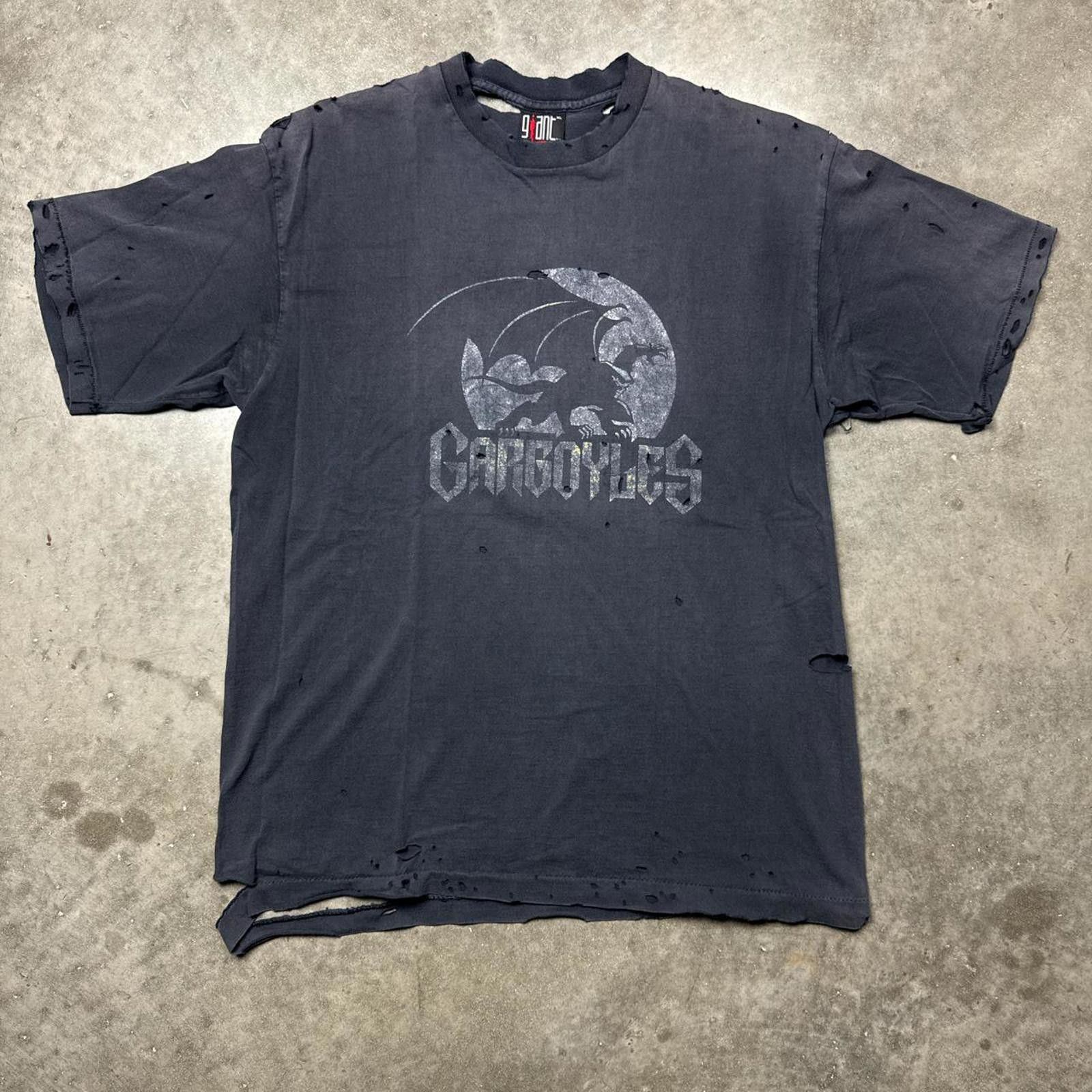 TEE JAYS Gargoyles "The Night Will Never Be The Same" 90's T-Shirt Size US XL / EU 56 / 4 - 1 Thumbnail