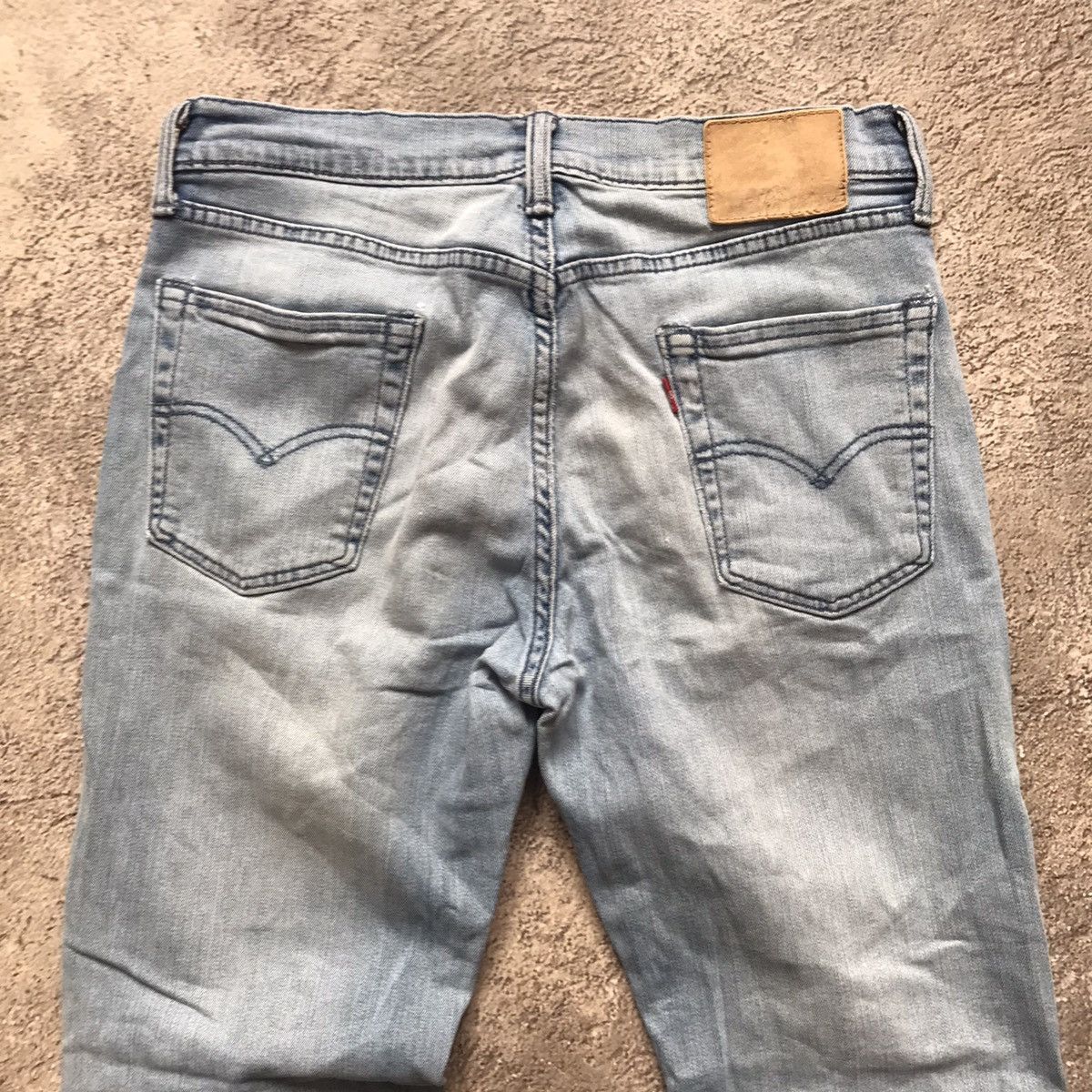 Vintage Vintage 90s Levis Distressed Baggy Jeans Thrashed Grunge 31 Size US 31 - 5 Thumbnail