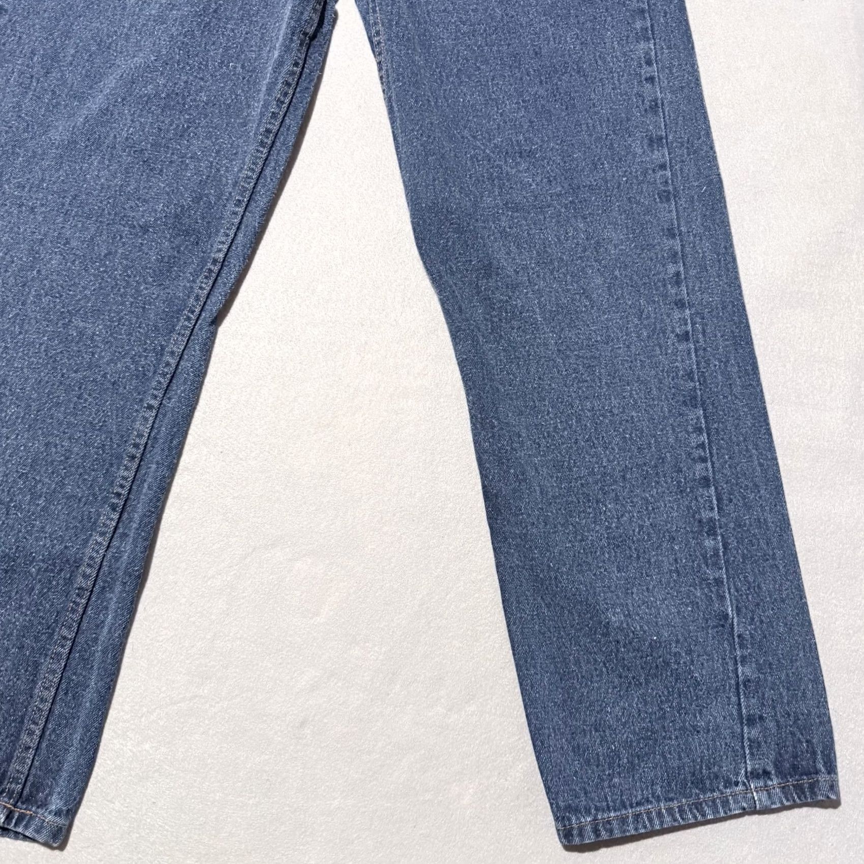 Levi's Vintage Levi's 501 Original Straight Leg Button-Fly Jeans Blue Denim Y2K 38X32 Size US 38 / EU 54 - 7 Thumbnail