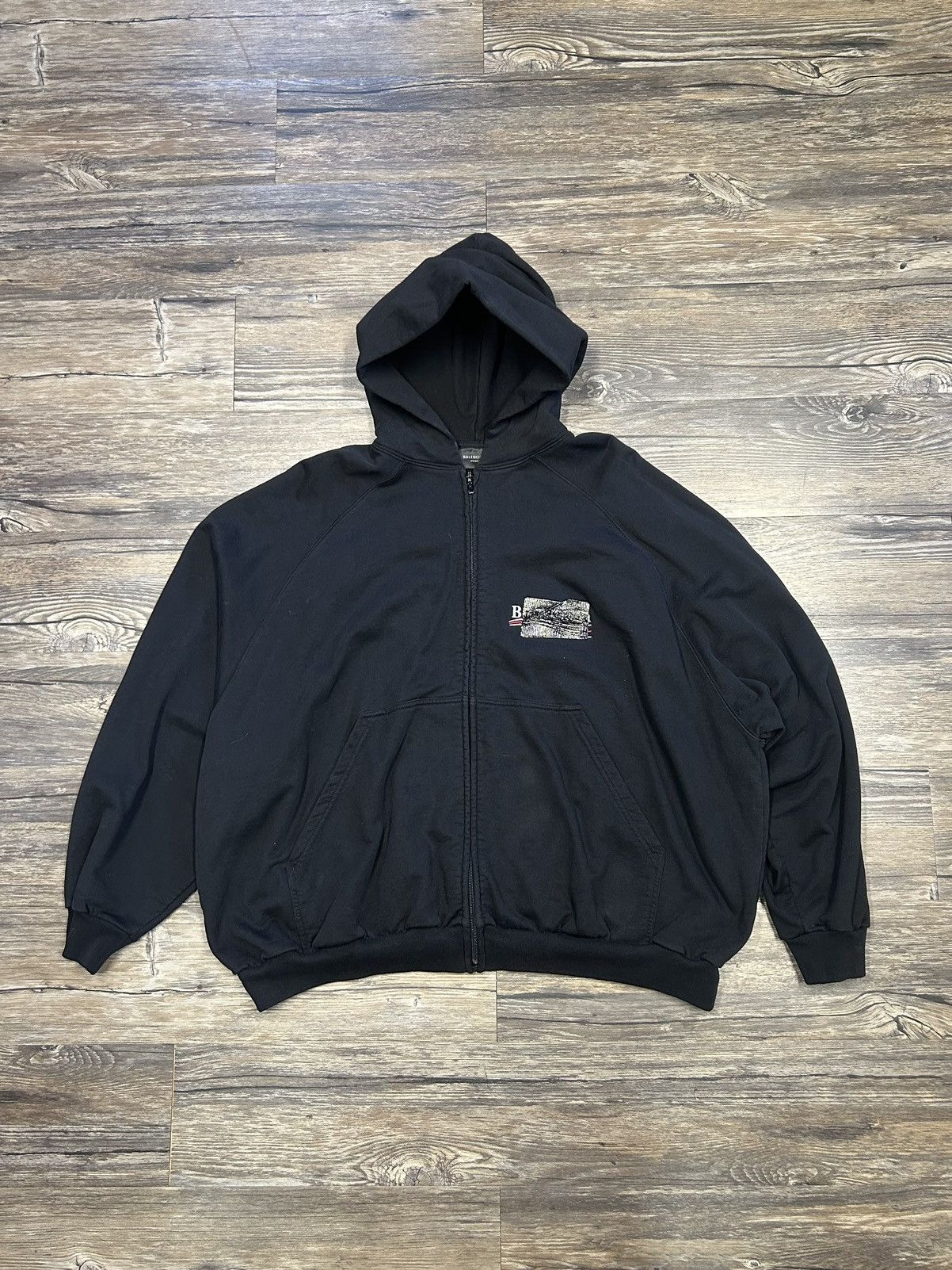 Balenciaga Balenciaga Political Campaign Tape Hoodie Size US L / EU 52-54 / 3 - 1 Thumbnail