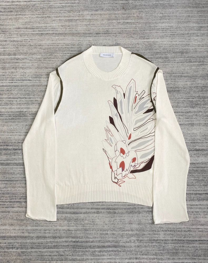 Kiko Kostadinov KIKO KOSTADINOV Colorful Graffiti Print Sweater with Flora Size US M / EU 48-50 / 2 - 1 Thumbnail