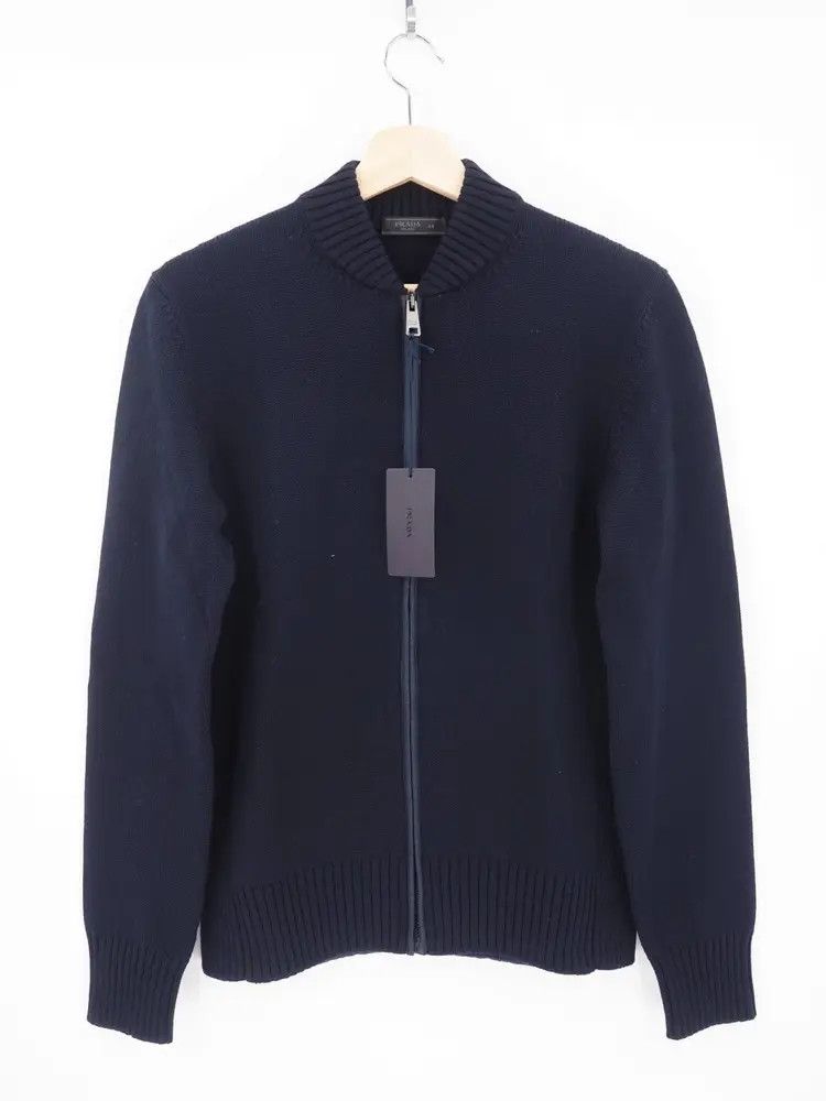 Prada Zip Up Sweater | Grailed