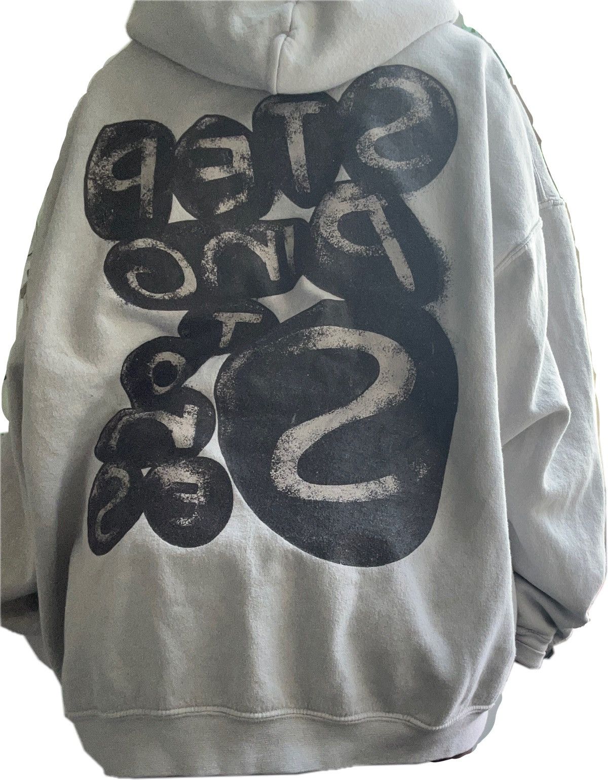 Other Stepping Stones Oversized Hoodie Graphic Beige Size US XXL / EU 58 / 5 - 4 Thumbnail