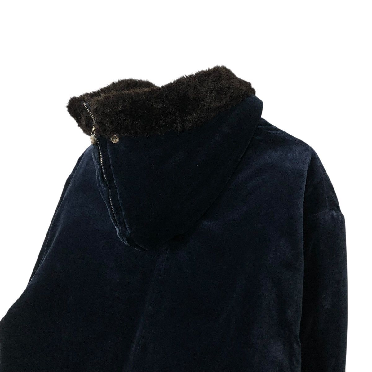 Japanese Brand 🔥RICH DARK BLUE BOMBER JACKET FUR INTERIOR ISSEY MIYAKE Size US L / EU 52-54 / 3 - 12 Thumbnail