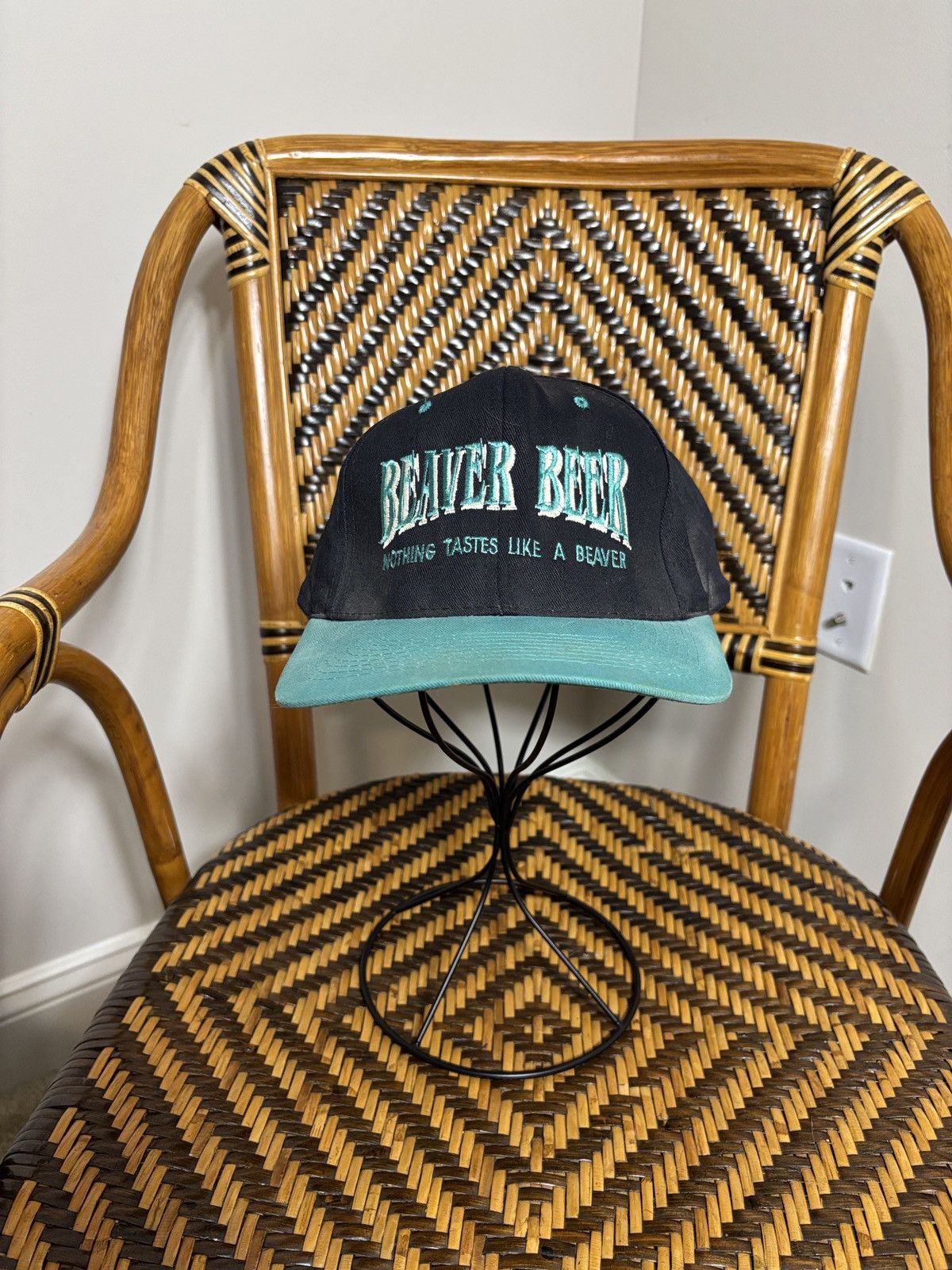 Vintage Vintage Beaver Beer Hat Size ONE SIZE - 1 Thumbnail