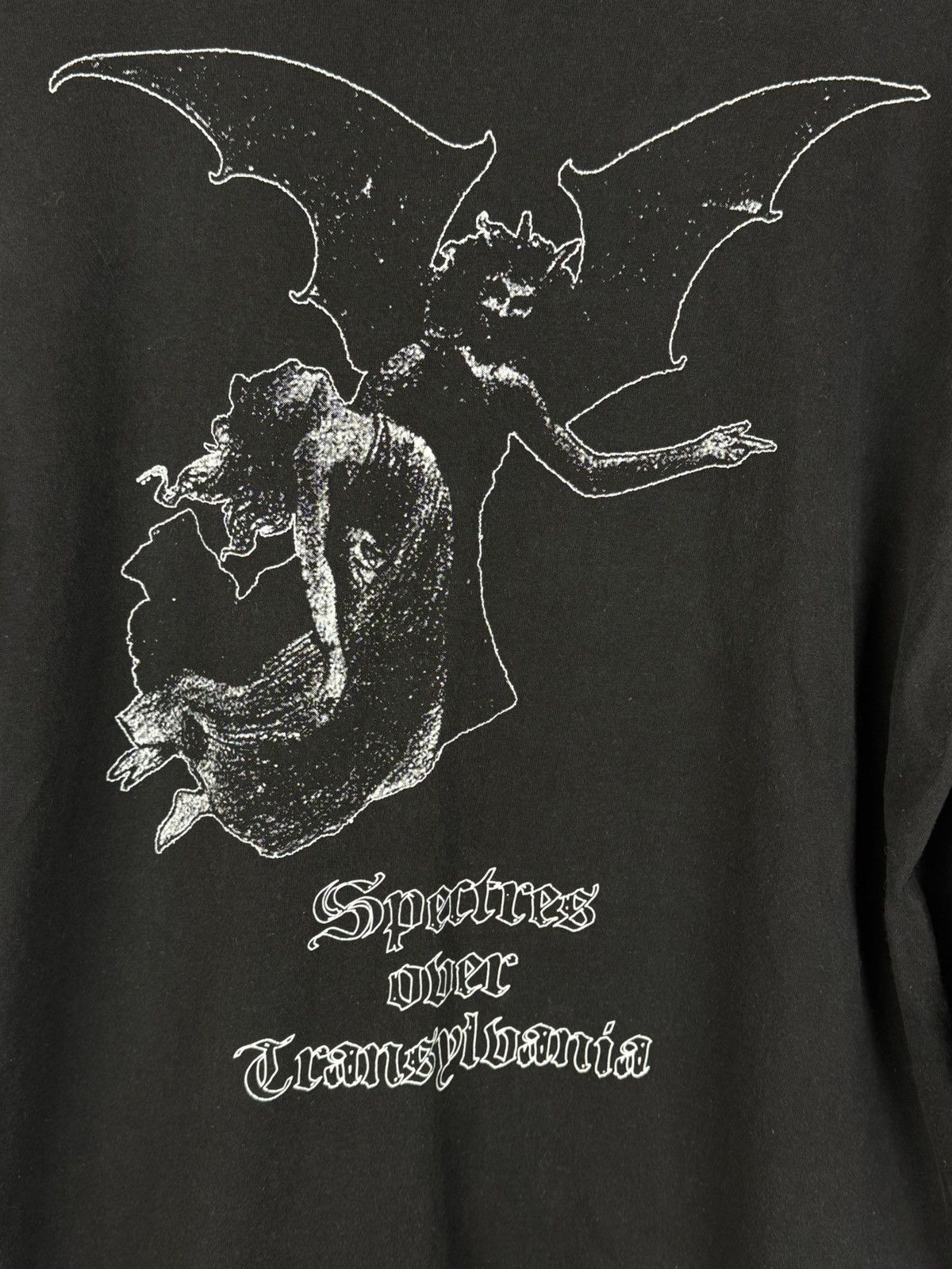 Band Tees Cultes Des Ghoules Spectres Over Transylvania Black Metal LS Size US M / EU 48-50 / 2 - 6 Thumbnail