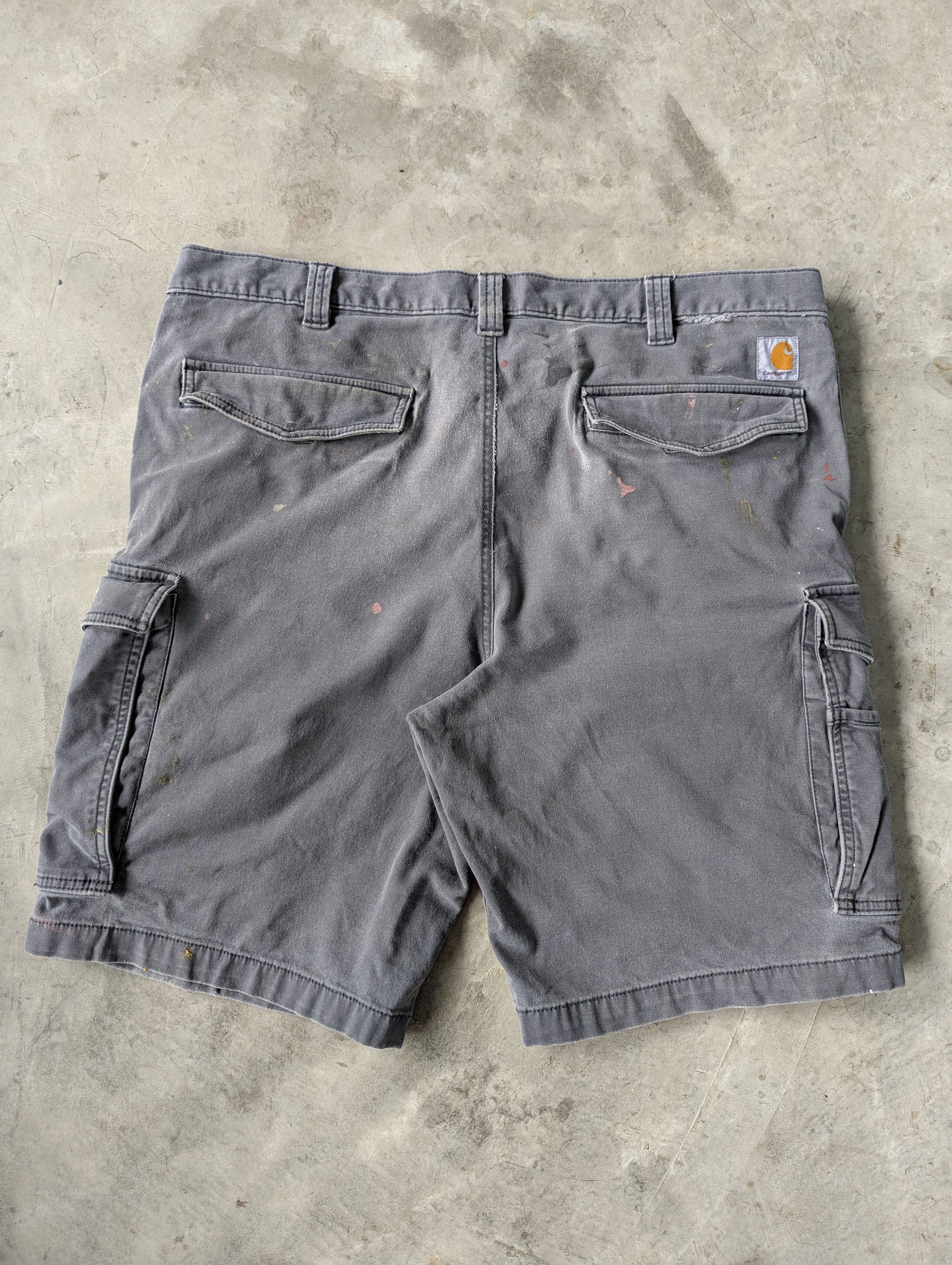 Carhartt Distressed Faded Painter Gray Carhartt Short Cargo Pants Size US 40 / EU 56 - 1 Thumbnail