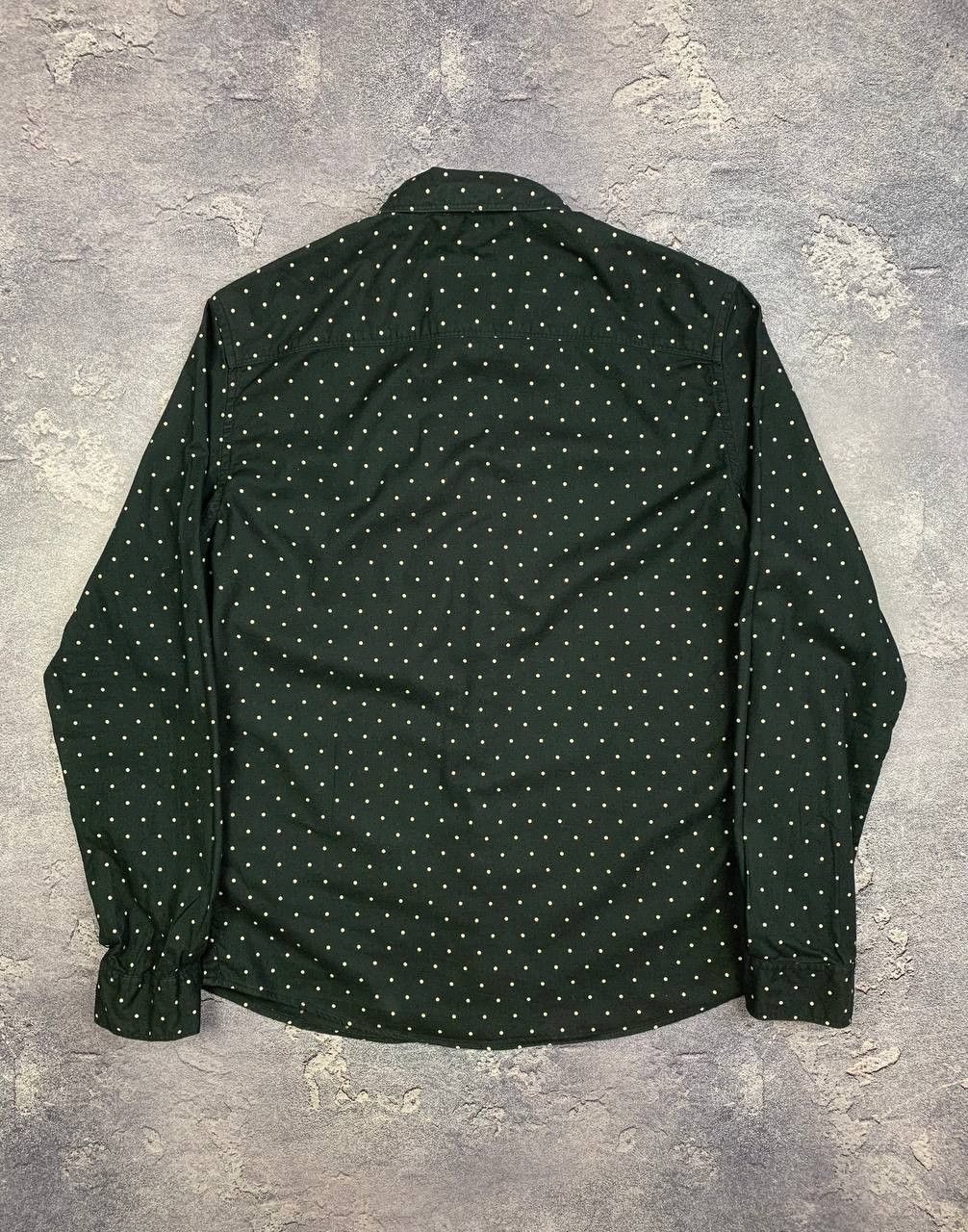 Allsaints AllSaints Button Up Shirt Black Polka Dot Long Sleeve Size US M / EU 48-50 / 2 - 11 Thumbnail