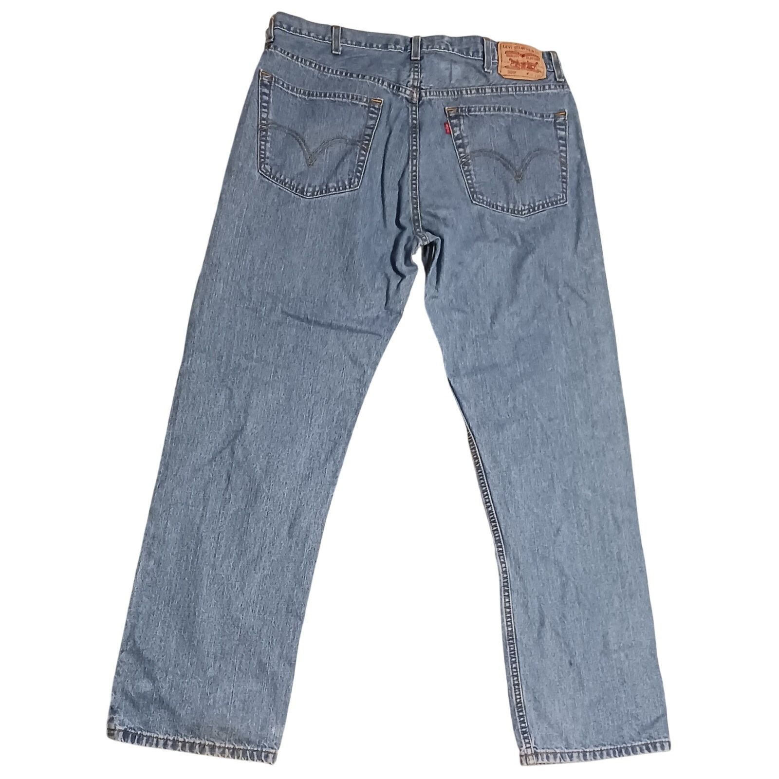 Levi's Levi's 505 Men's Regular Fit Medium Blue Wash Jeans 38Wx32L Size US 36 / EU 52 - 2 Thumbnail