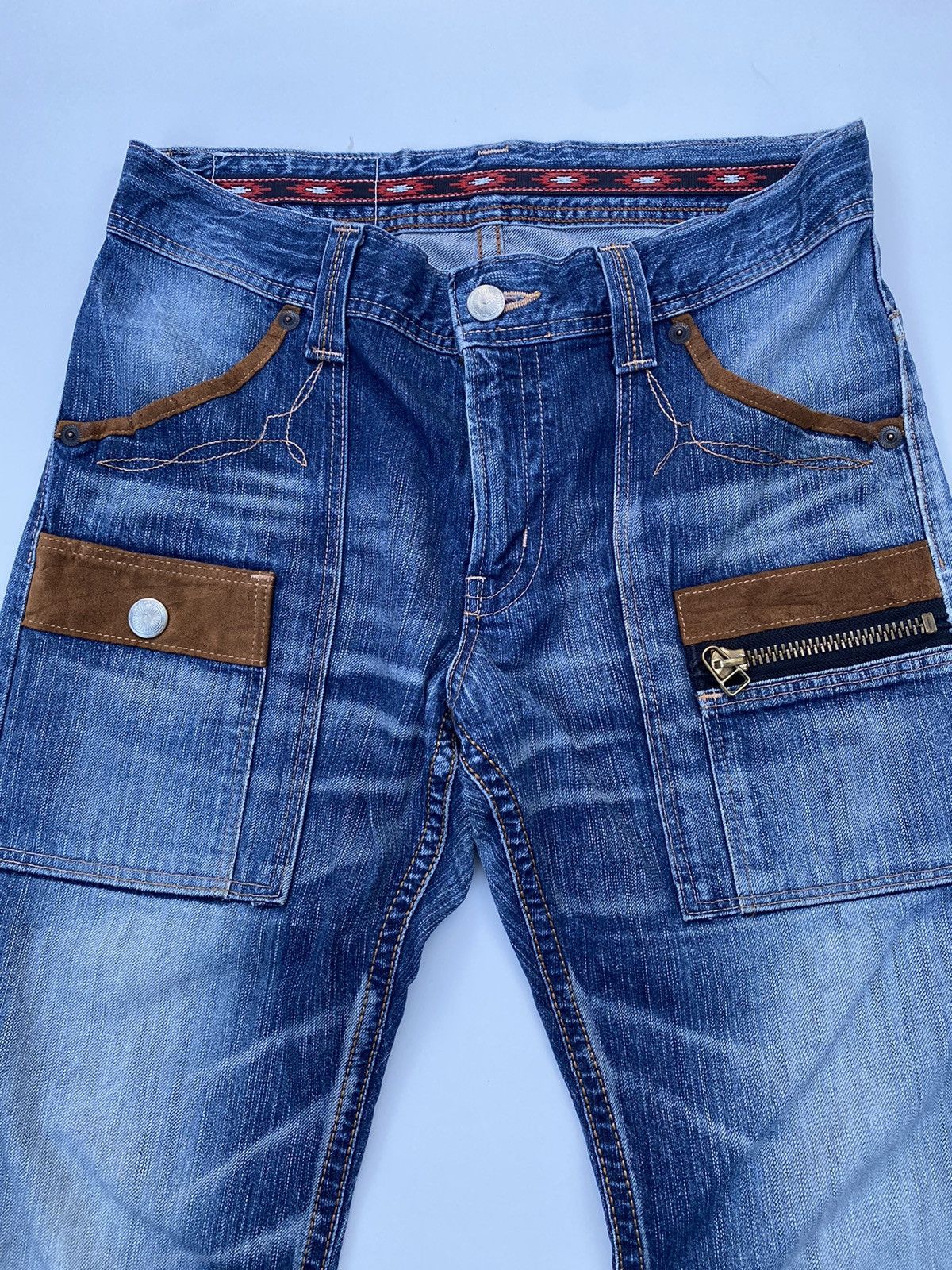 Edwin Vintage Edwin Double Pocket Denim Flared Size US 33 - 4 Thumbnail