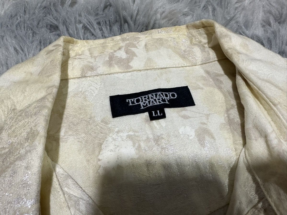 Tornado Mart 🔥Y2K Vintage Tornado Mart Shirt Floral Embossed Size US L / EU 52-54 / 3 - 4 Thumbnail