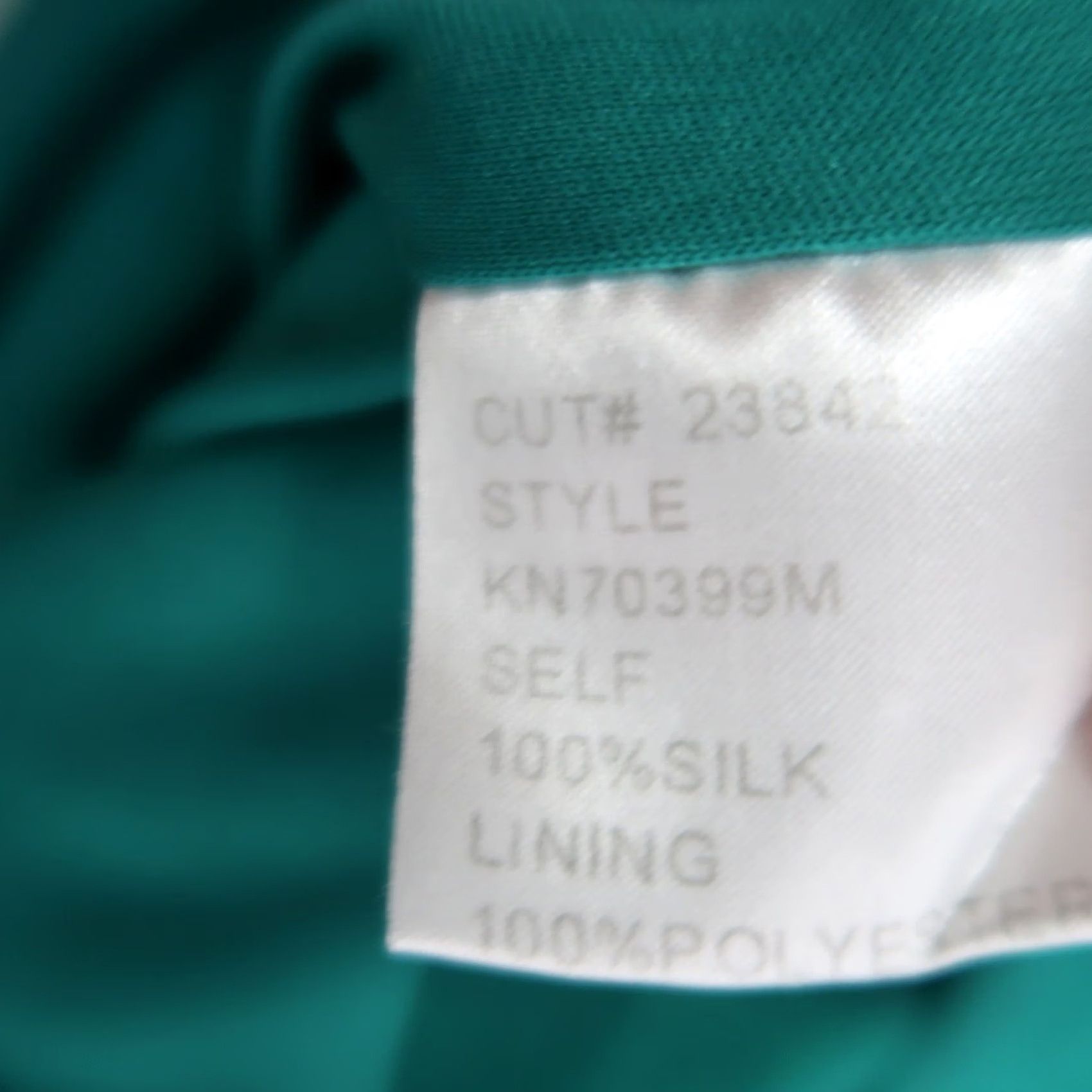 Tadashi Shoji Tadashi Collection Jade Green Silk Tiered Midi Sheath Cocktail Dress 6 Size M / US 6-8 / IT 42-44 - 7 Thumbnail