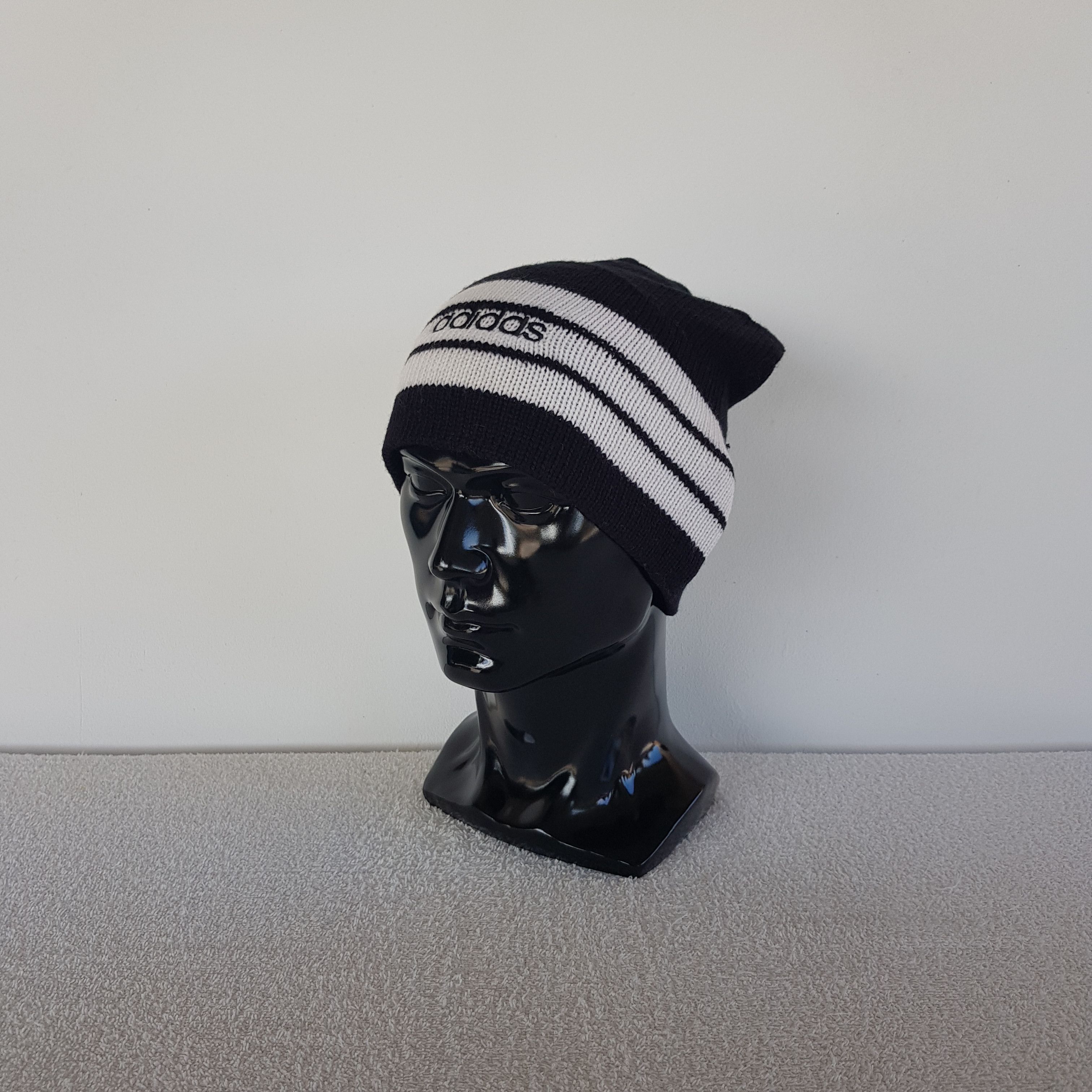 Japanese Brand Vintage Adidas Beanie Fair Isle Ribbed Knit Snow Caps Hats Size ONE SIZE - 1 Thumbnail