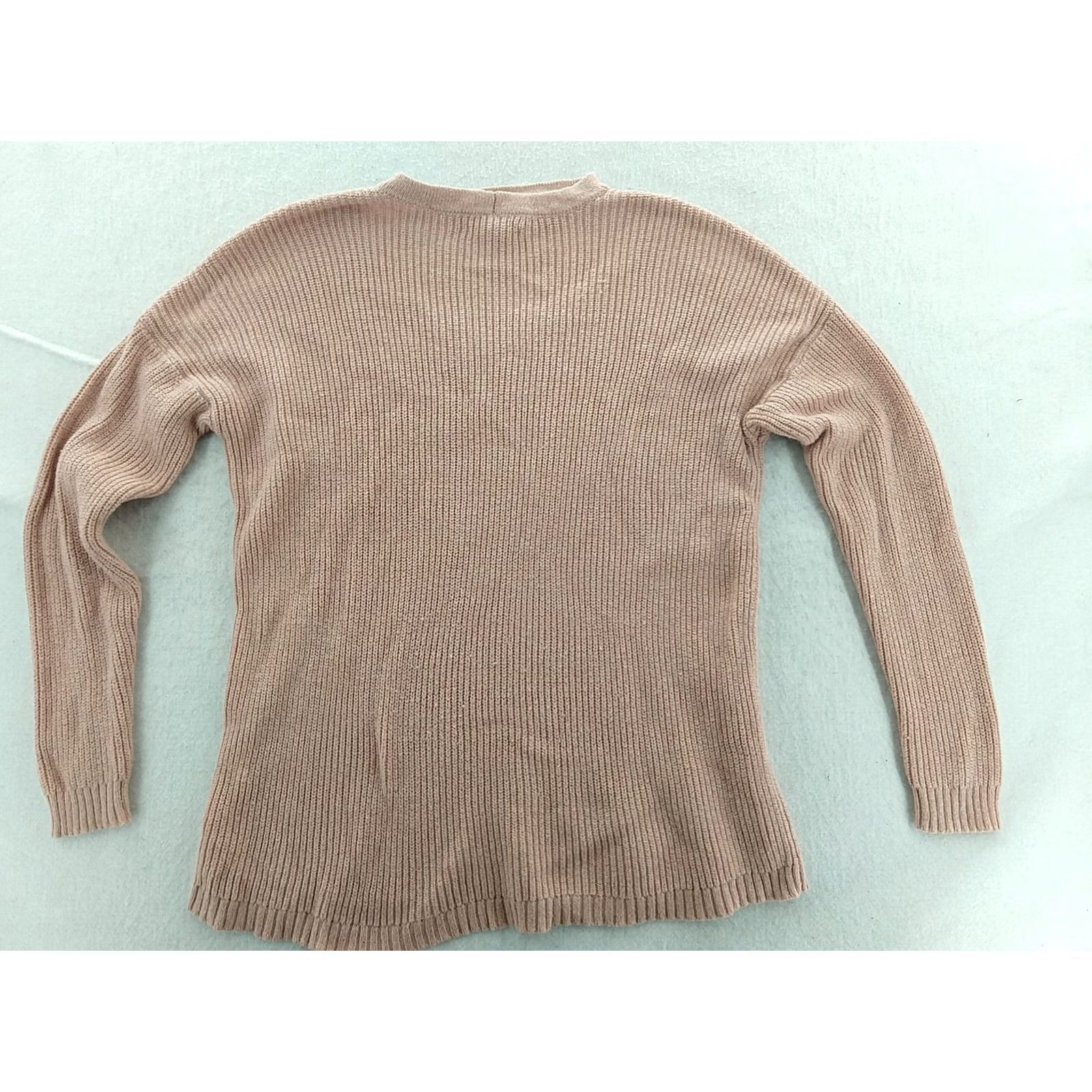 American Eagle Outfitters Stylish Minimalist Cotton Crew Neck Sweater Women Size M Size M / US 6-8 / IT 42-44 - 2 Thumbnail