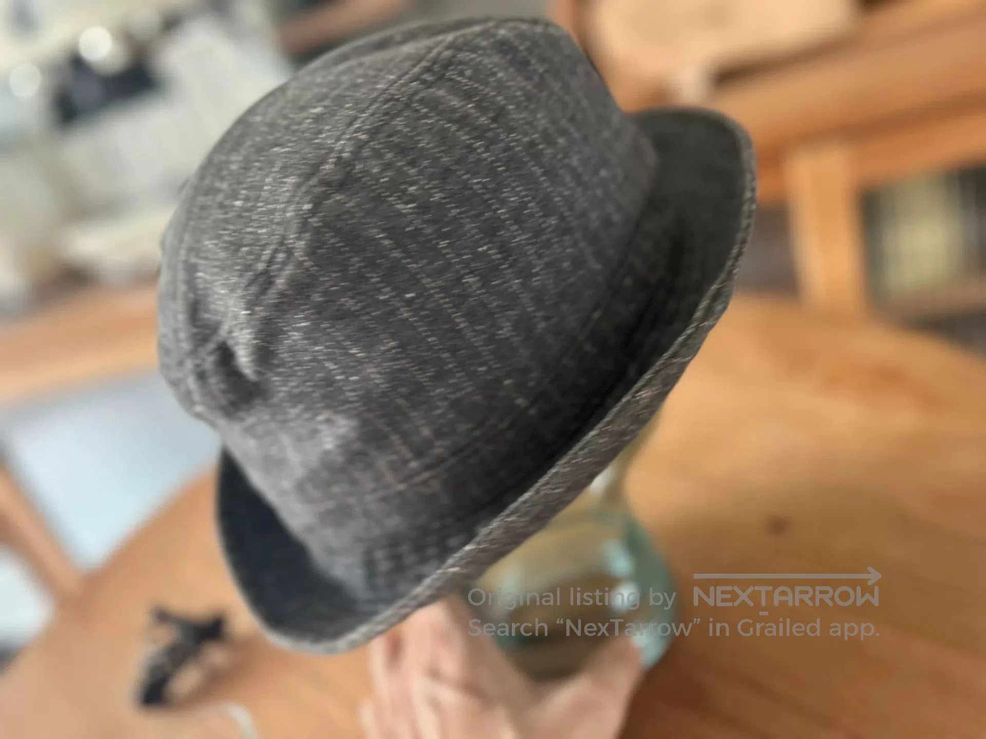 Freewheelers unique gray bucket hat with logo patch. Size ONE SIZE - 7 Thumbnail