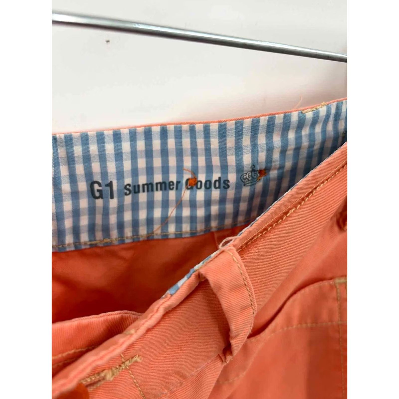 Vintage Orange G1 Mini Skirt Size 2 Size 26" / US 2 / IT 38 - 3 Thumbnail