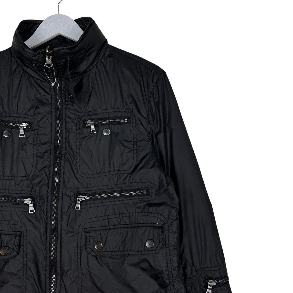 Edifice Japan 🔥 EDIFICE ZIPPER MULTI POCKET SURVIVAL BOMBER JACKET Size US M / EU 48-50 / 2 - 6 Thumbnail