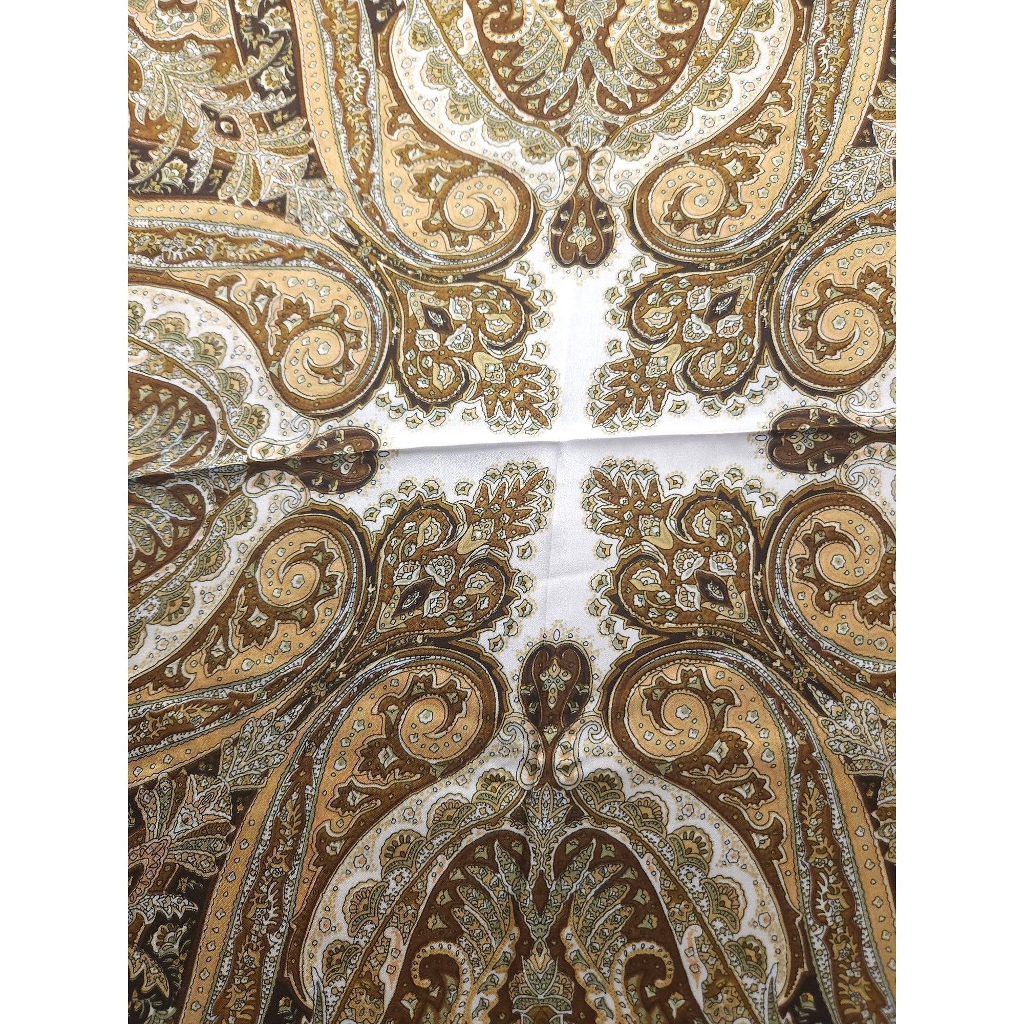 Other Elegant Fall Paisley Scarf Satin Wild Rag Scarf 100% Polyest Size ONE SIZE - 6 Thumbnail