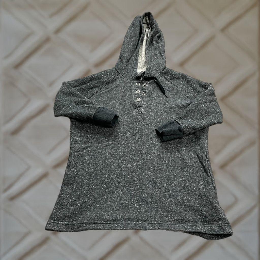 Vintage Columbia Hoodie Womens XS Gray 3/4 Sleeve Pullover Outdoor Casual Knit Sweatshirt Jacket Size XS / US 0-2 / IT 36-38 - 1 Thumbnail