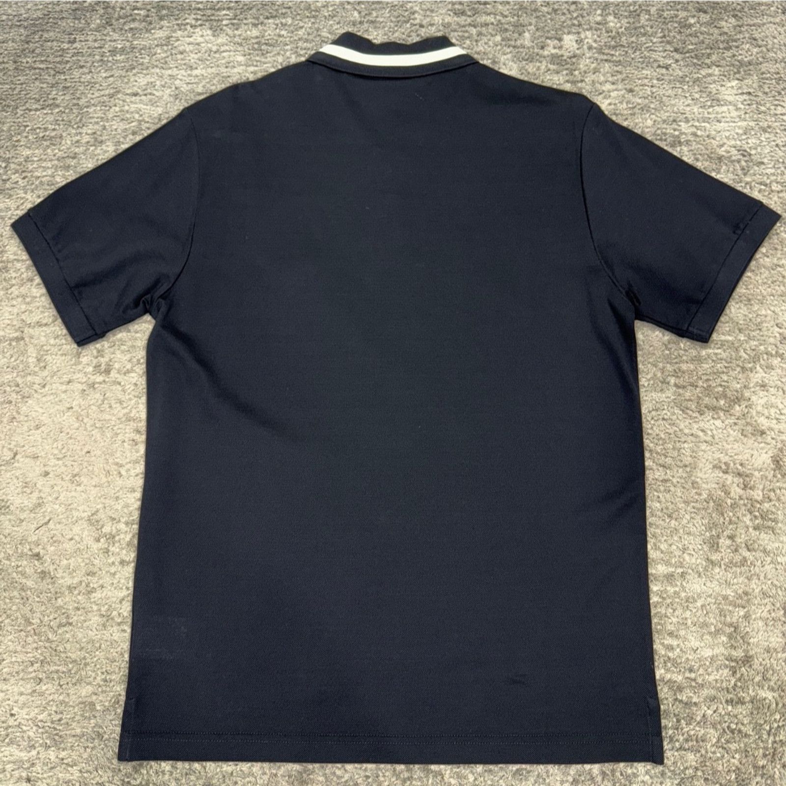 Dior Air Dior Jordan Navy Blue White Wings Logo Collared Button Size US M / EU 48-50 / 2 - 8 Thumbnail
