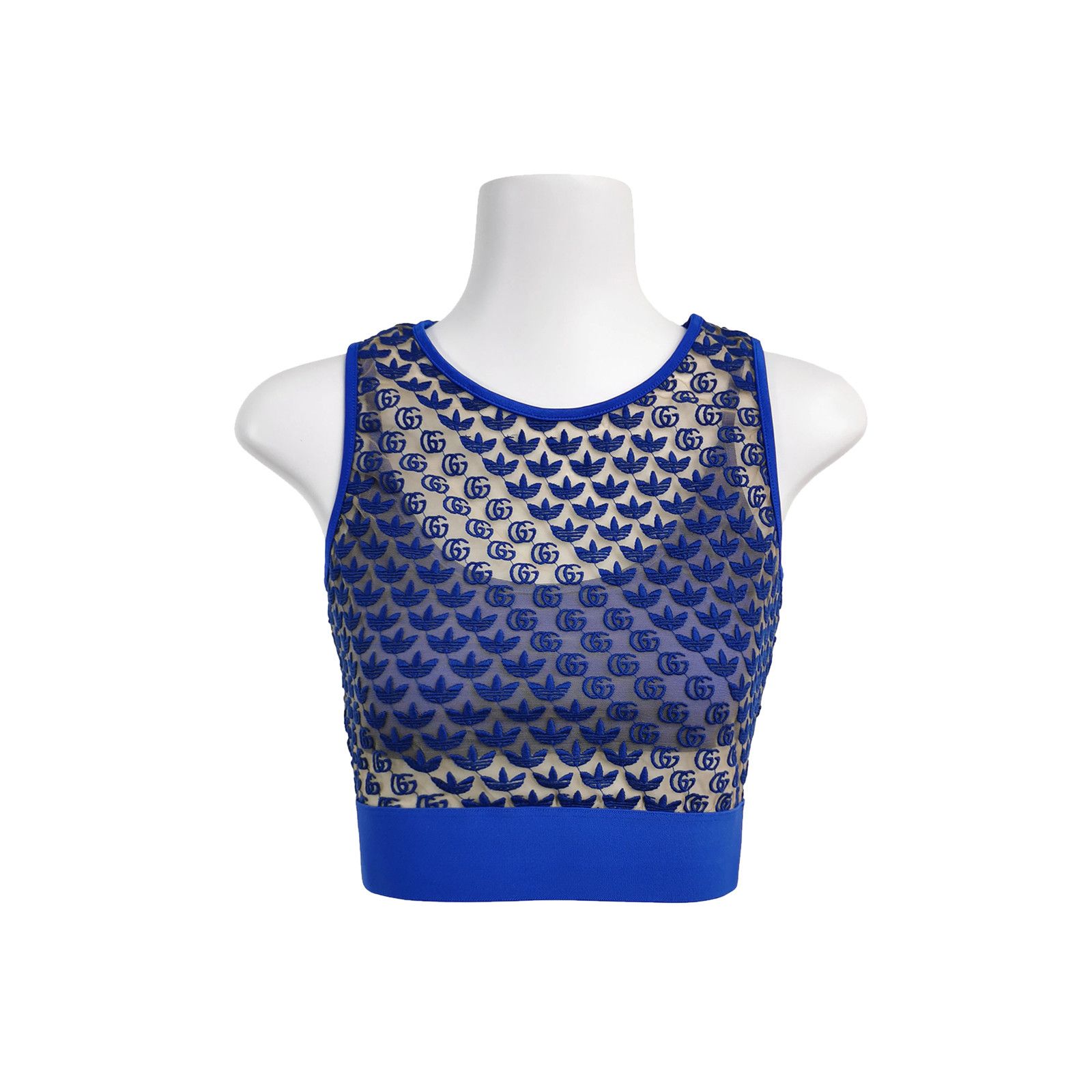 Gucci Gucci x Adidas GG Monogram Crop Top XXS Size XXS / US 00 / IT 34 - 1 Thumbnail