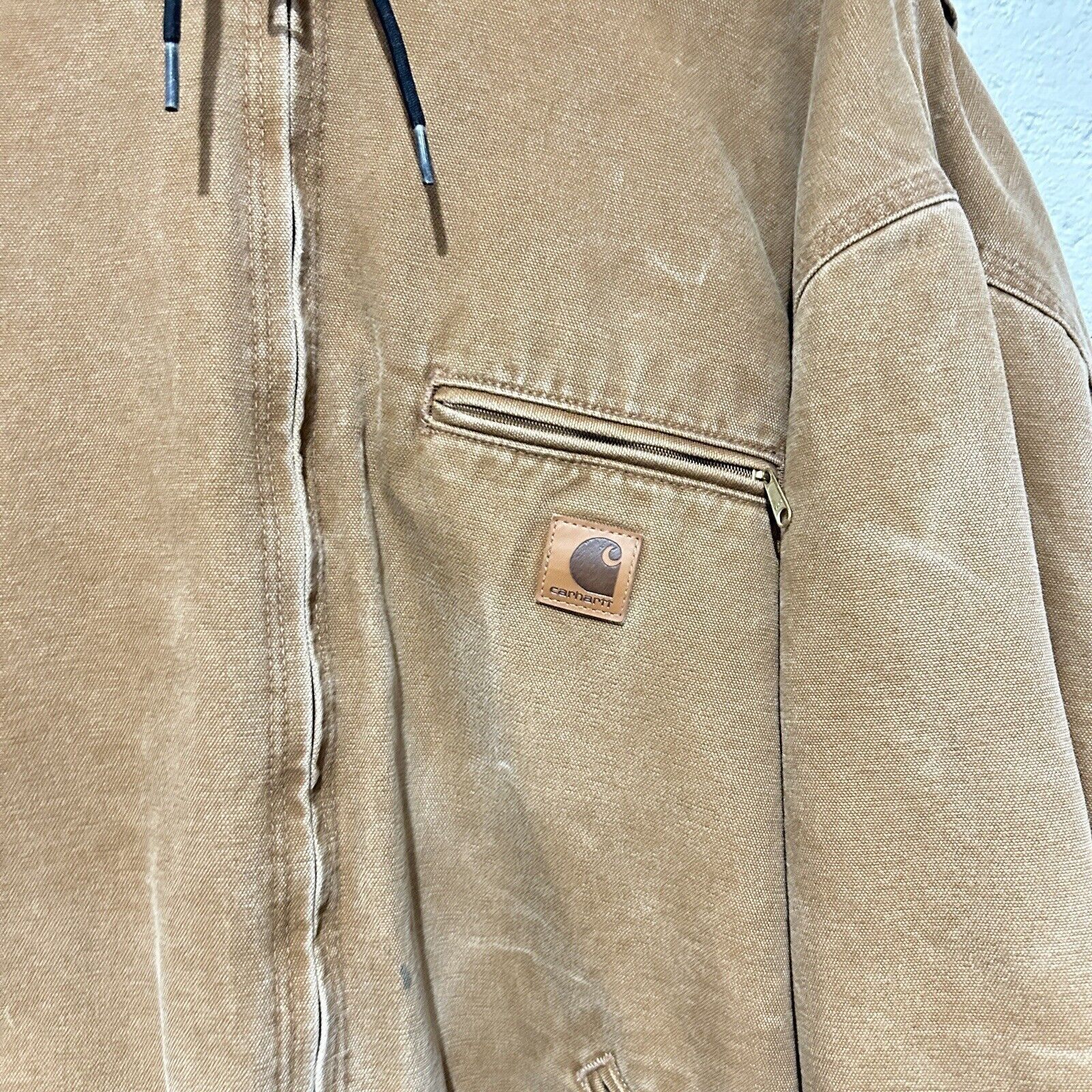 Carhartt Carhartt Sherpa-Lined Hooded Detroit Jacket "Brown" J141-211 Size US XXL / EU 58 / 5 - 3 Thumbnail
