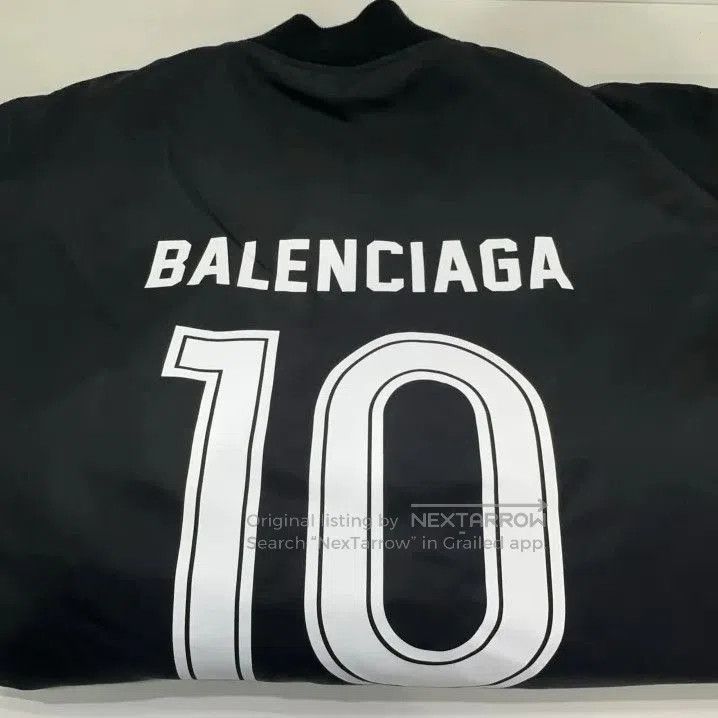 Balenciaga Balenciaga Black Soccer Team Jacket for Men. Size US M / EU 48-50 / 2 - 9 Thumbnail