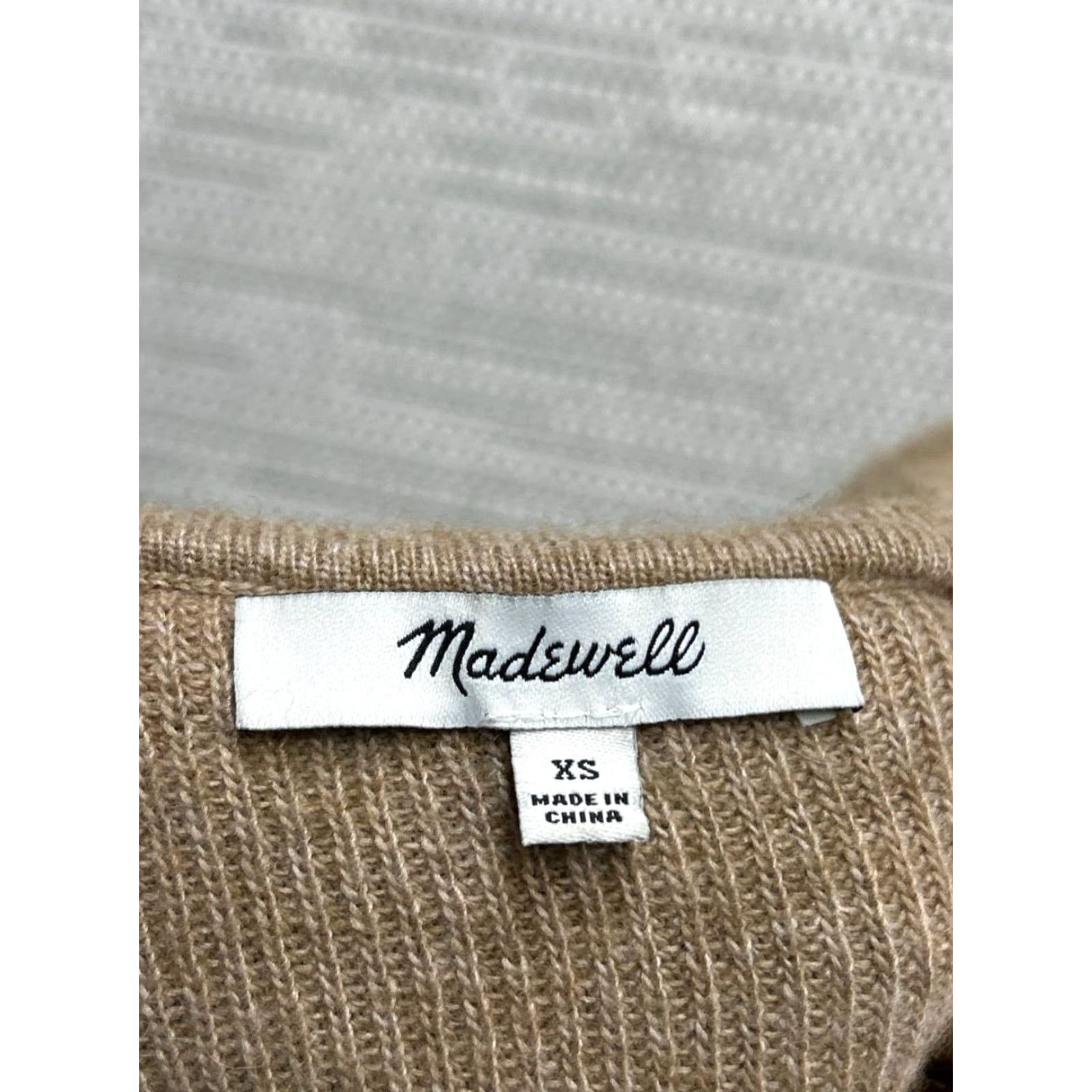 Madewell Madewell Sweater Womens XS Brown Knit Pullover Size XS / US 0-2 / IT 36-38 - 3 Thumbnail