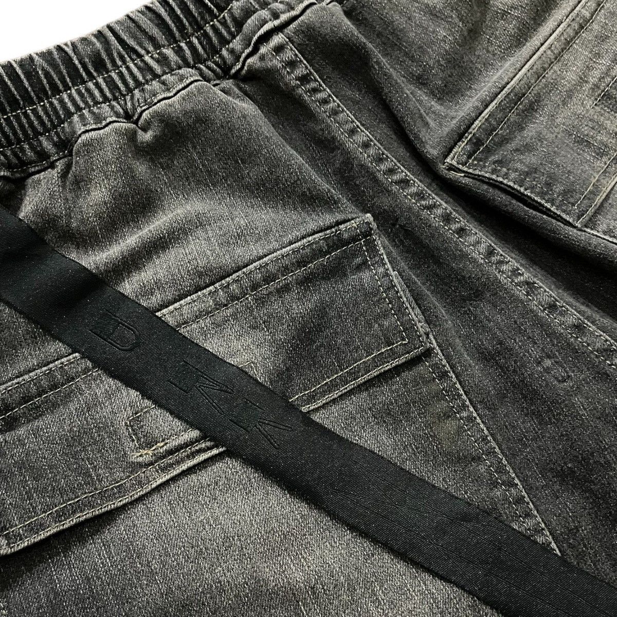 Rick Owens Drkshdw Rick Owens DRKSHDW Bella Double Cargo Denim Size US 32 / EU 48 - 4 Thumbnail